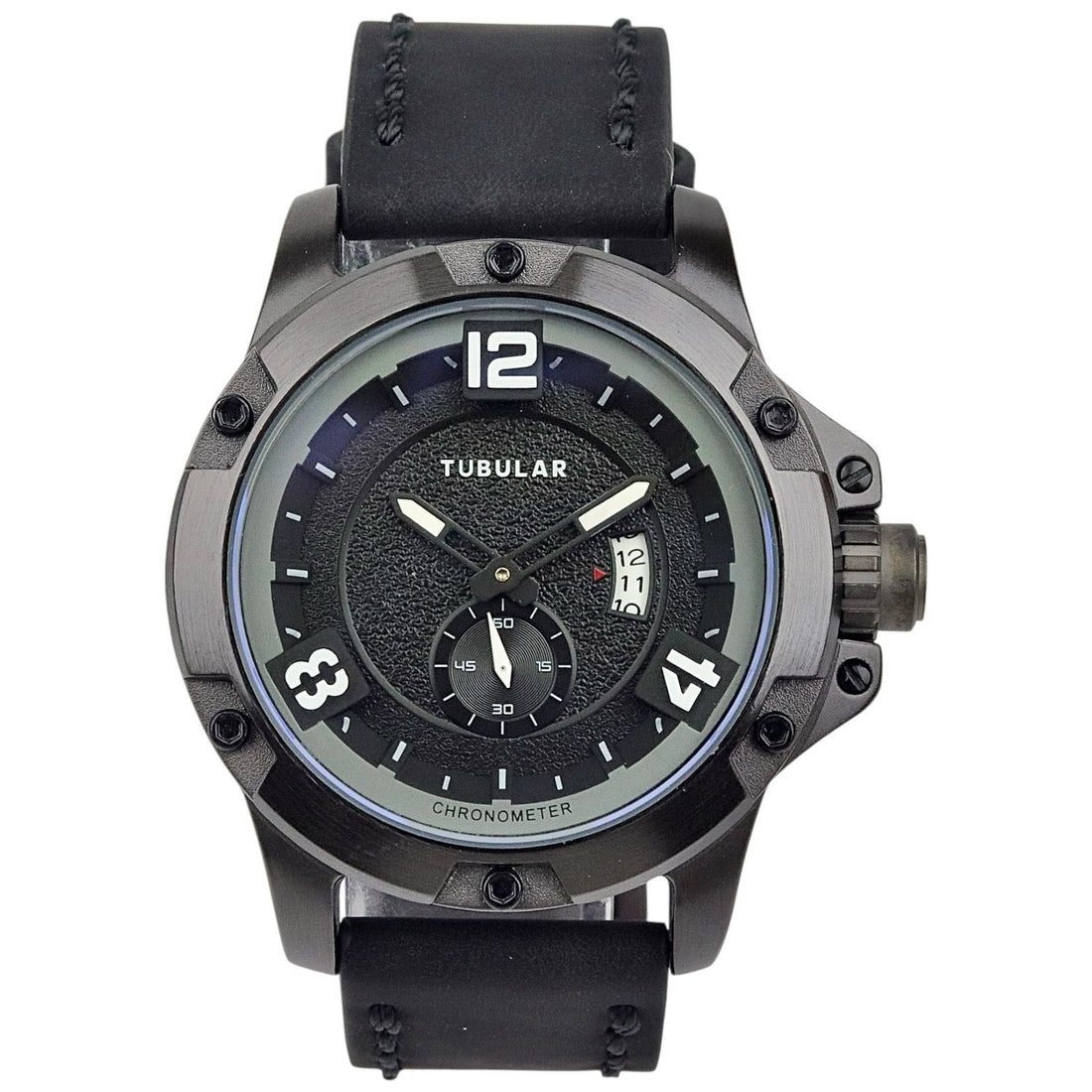 Tubular - DownSecond Watch - Leather Strap - TB-109 image 0