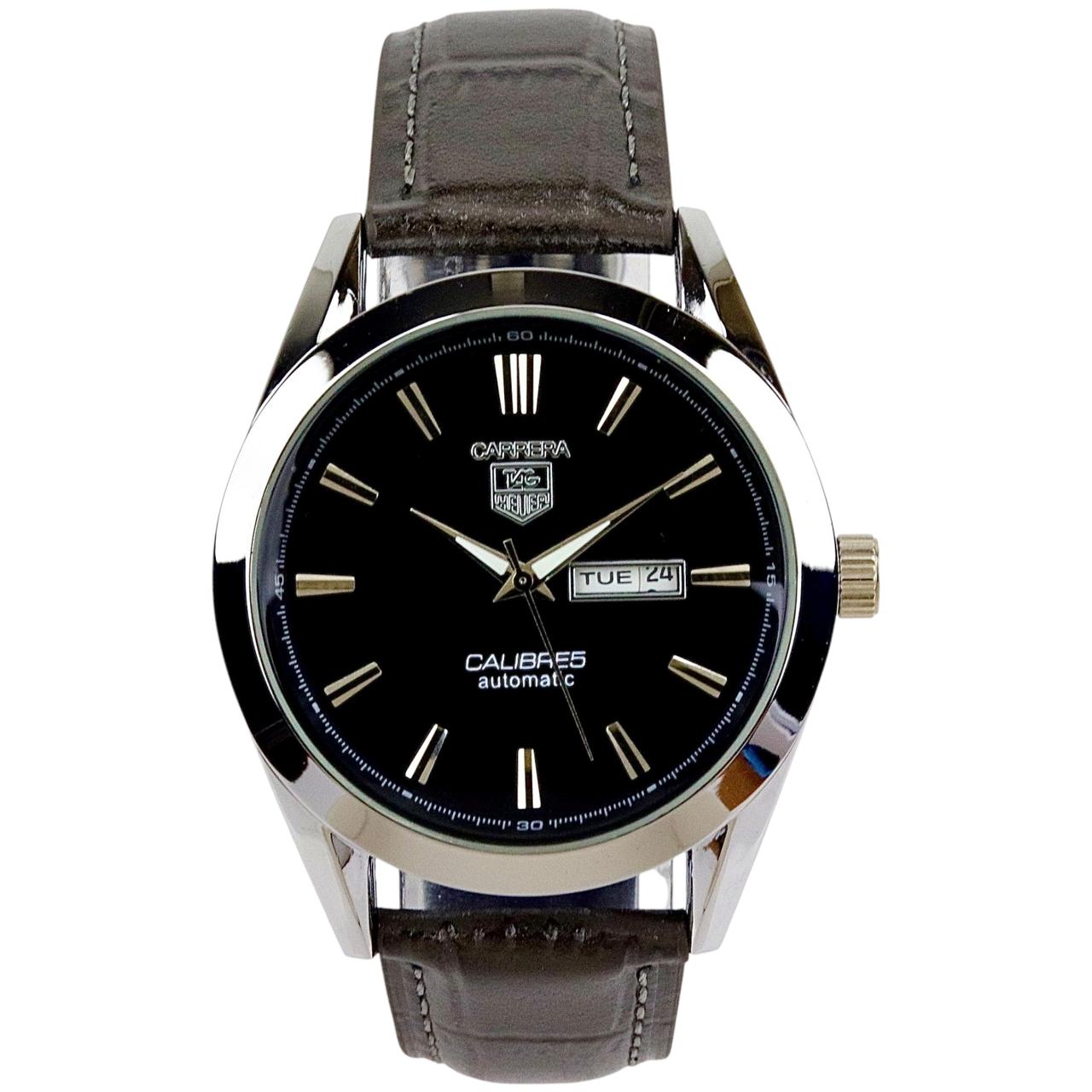 Carrera Calibre 5 - Luxury Swiss Watch - Leather Strap - S-738 image 1