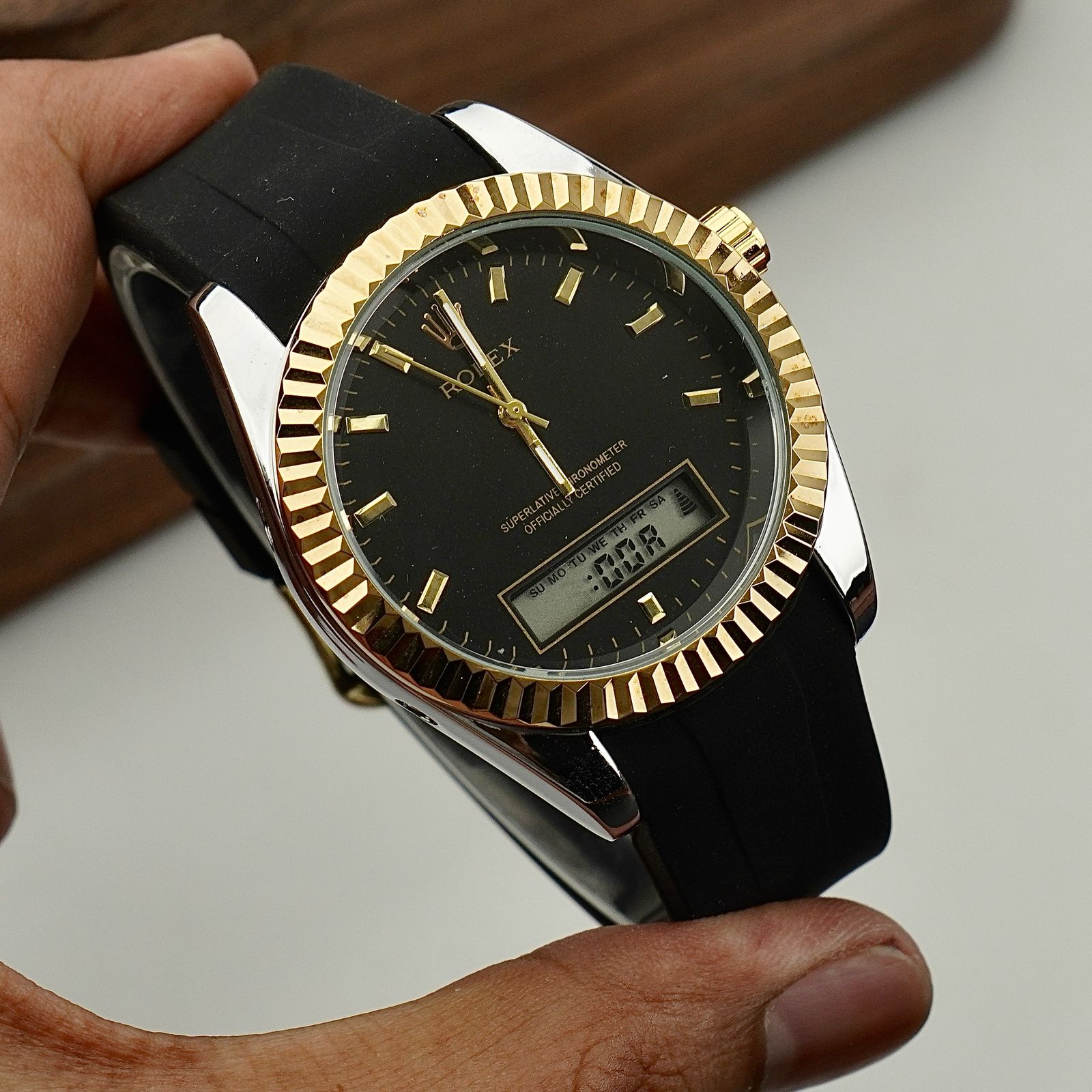RLX - Special Edition - Dual Time - Rubber Strap - S-719 image 2
