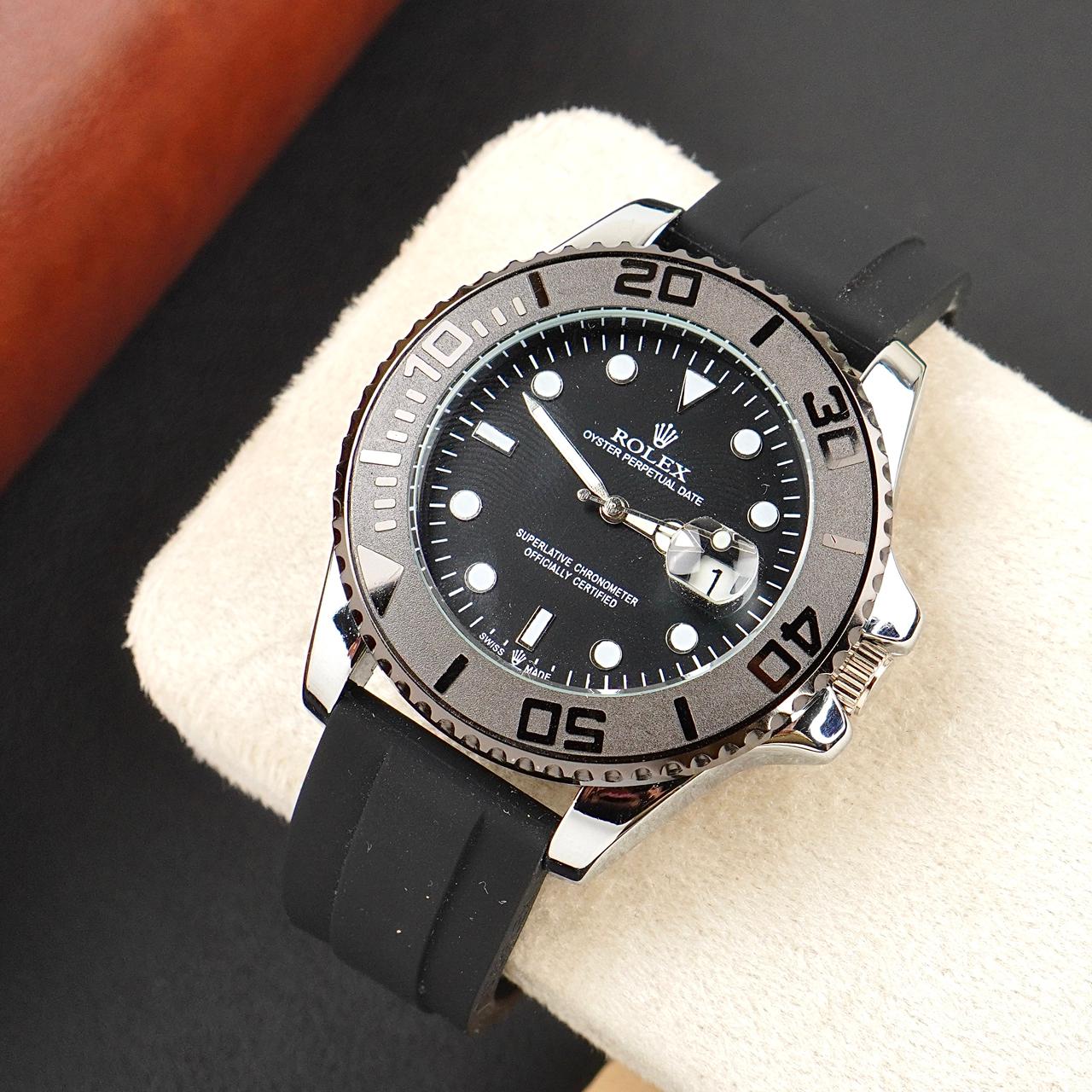 RLX - Silicon Strap - Master Lock - Men Watch -  C-1173 image 3
