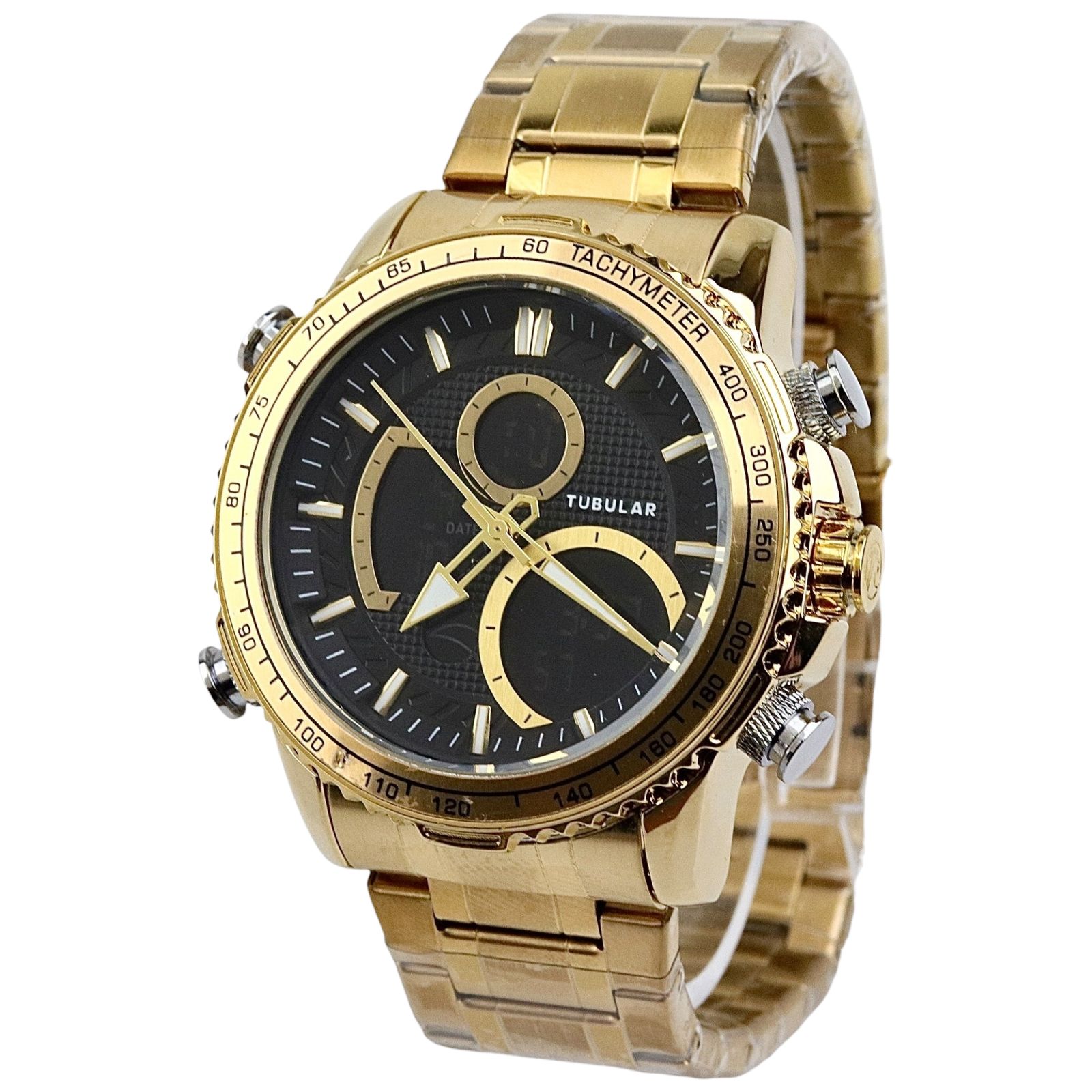 Tubular - Analog/Digital Watch - Stainless Steel - TB-143 image 1