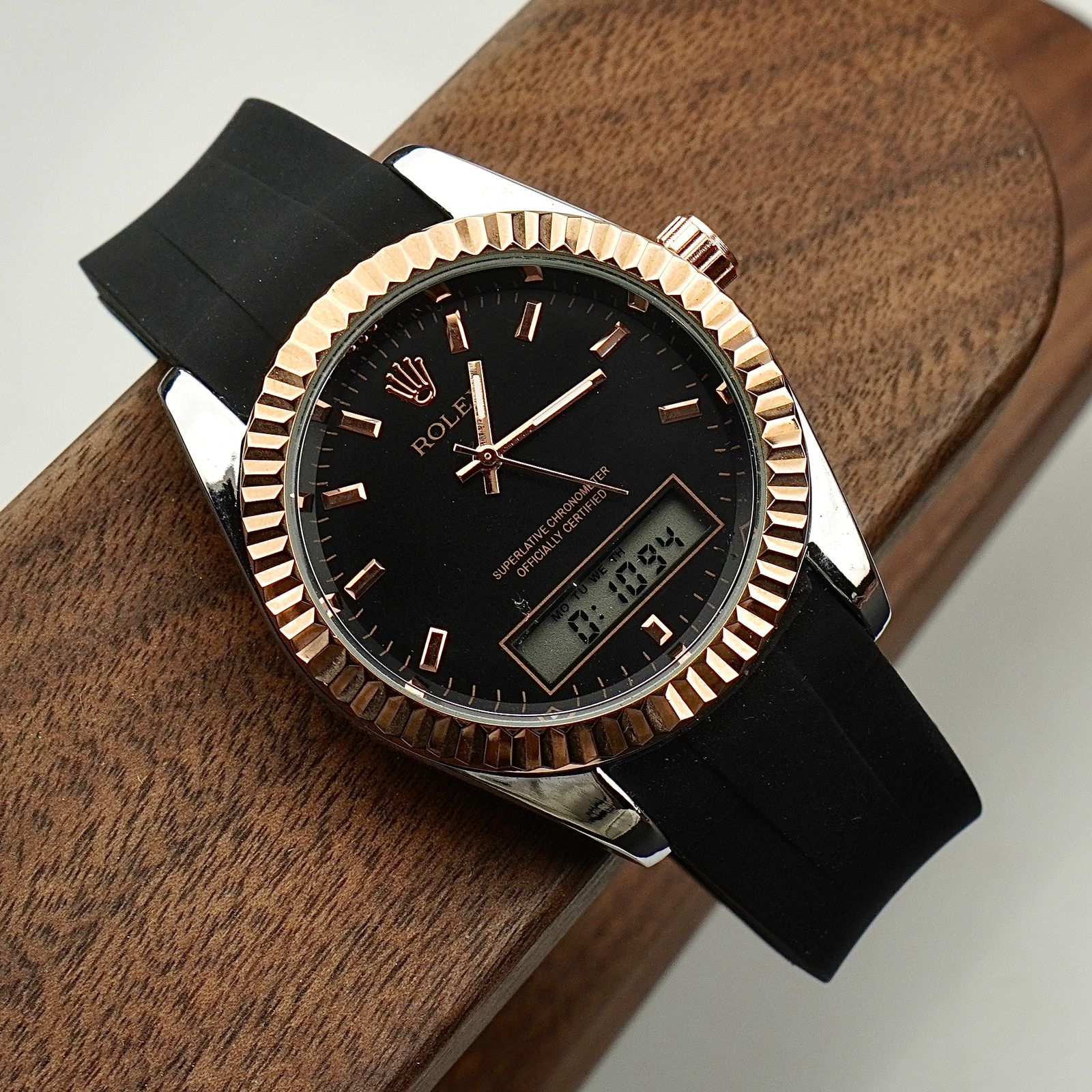 RLX - Special Edition - Dual Time - Rubber Strap - S-719 image 4