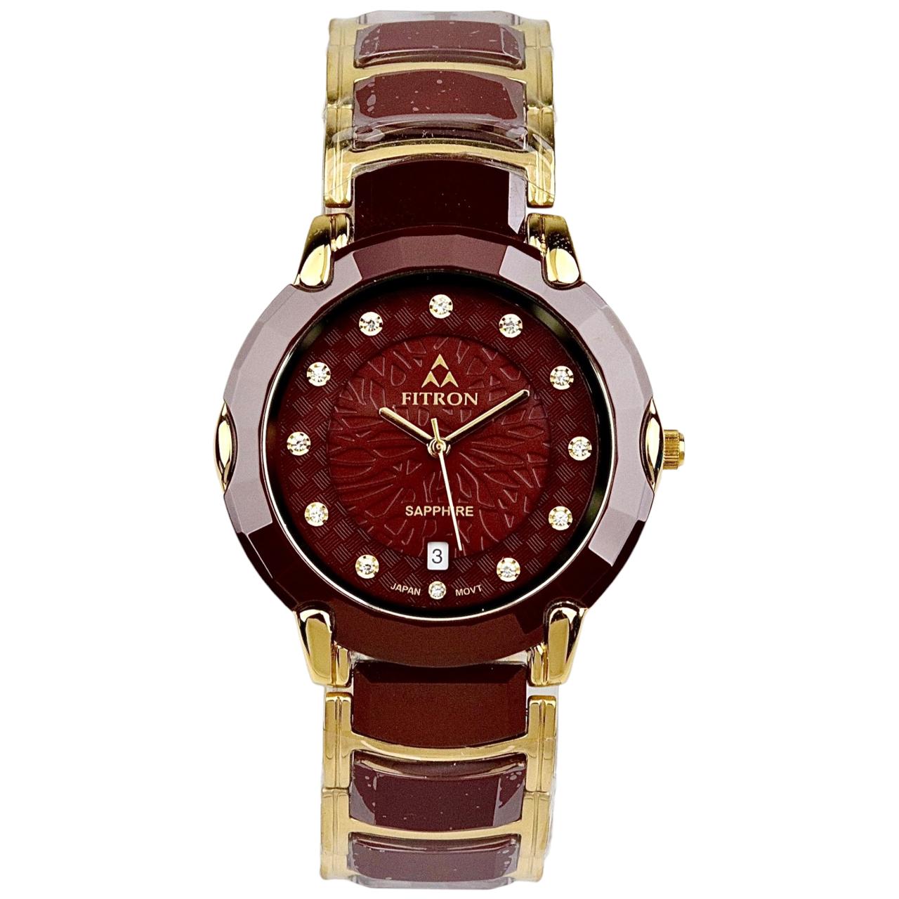 Fitron Watch - Ceramic - Stainless Steel - FT-138 image 1