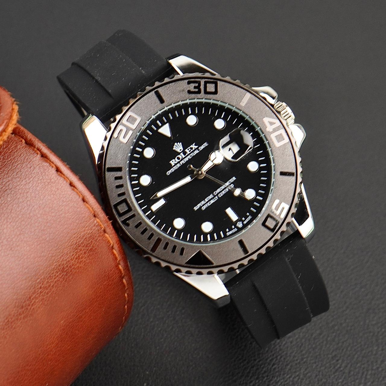 RLX - Silicon Strap - Master Lock - Men Watch -  C-1173 image 5