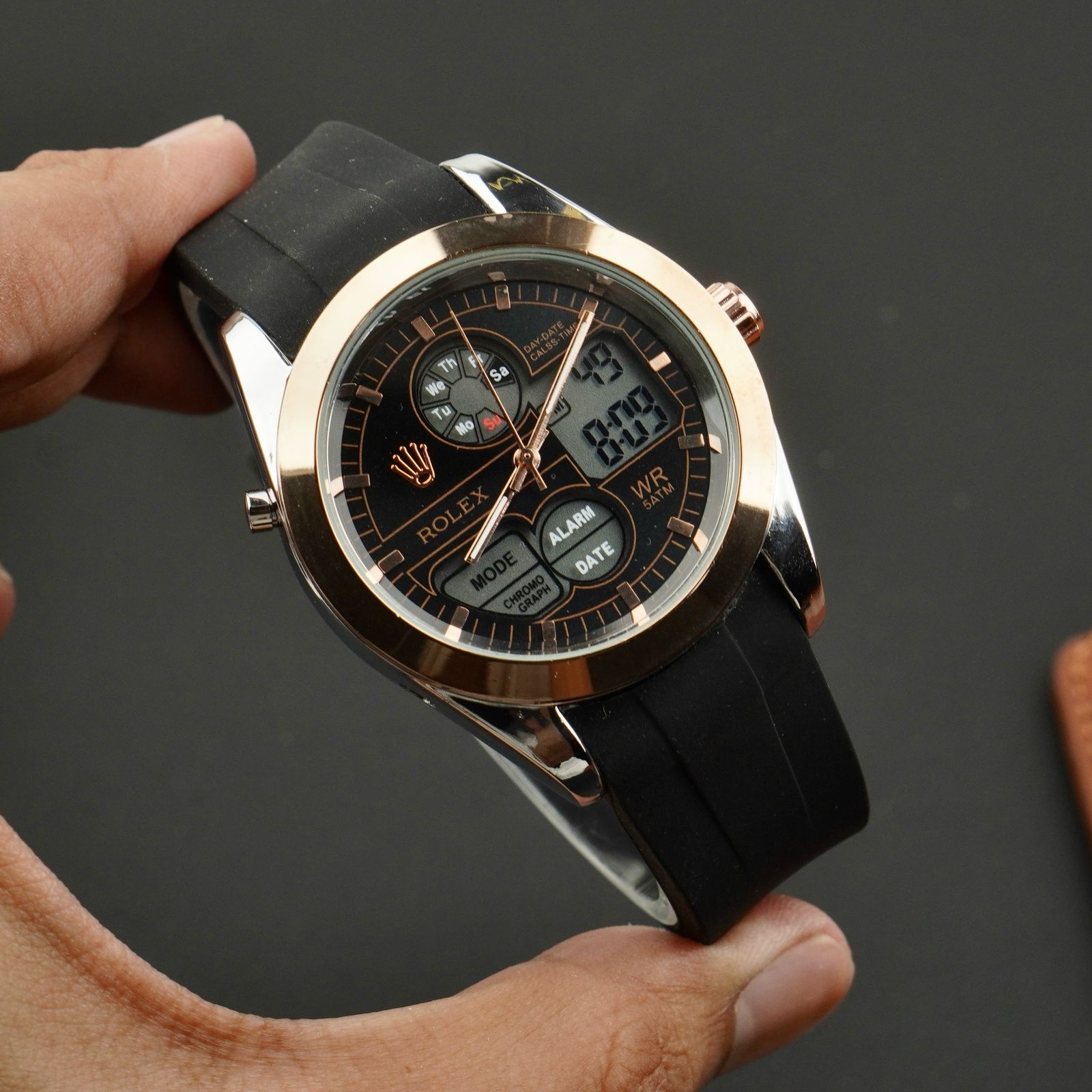 RLX - Special Edition - Dual Time - Rubber Strap - S-712 image 3