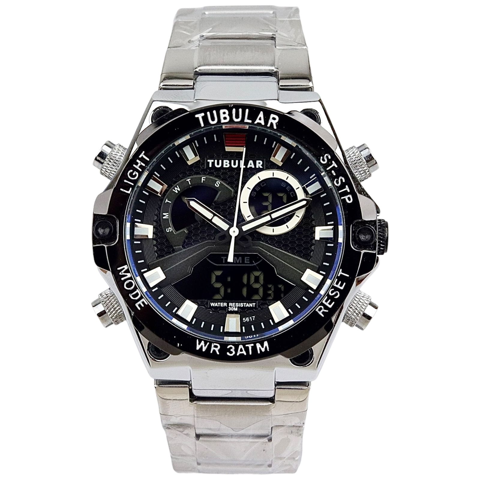 Tubular - Analog/Digital Watch - Stainless Steel - TB-131 image 0