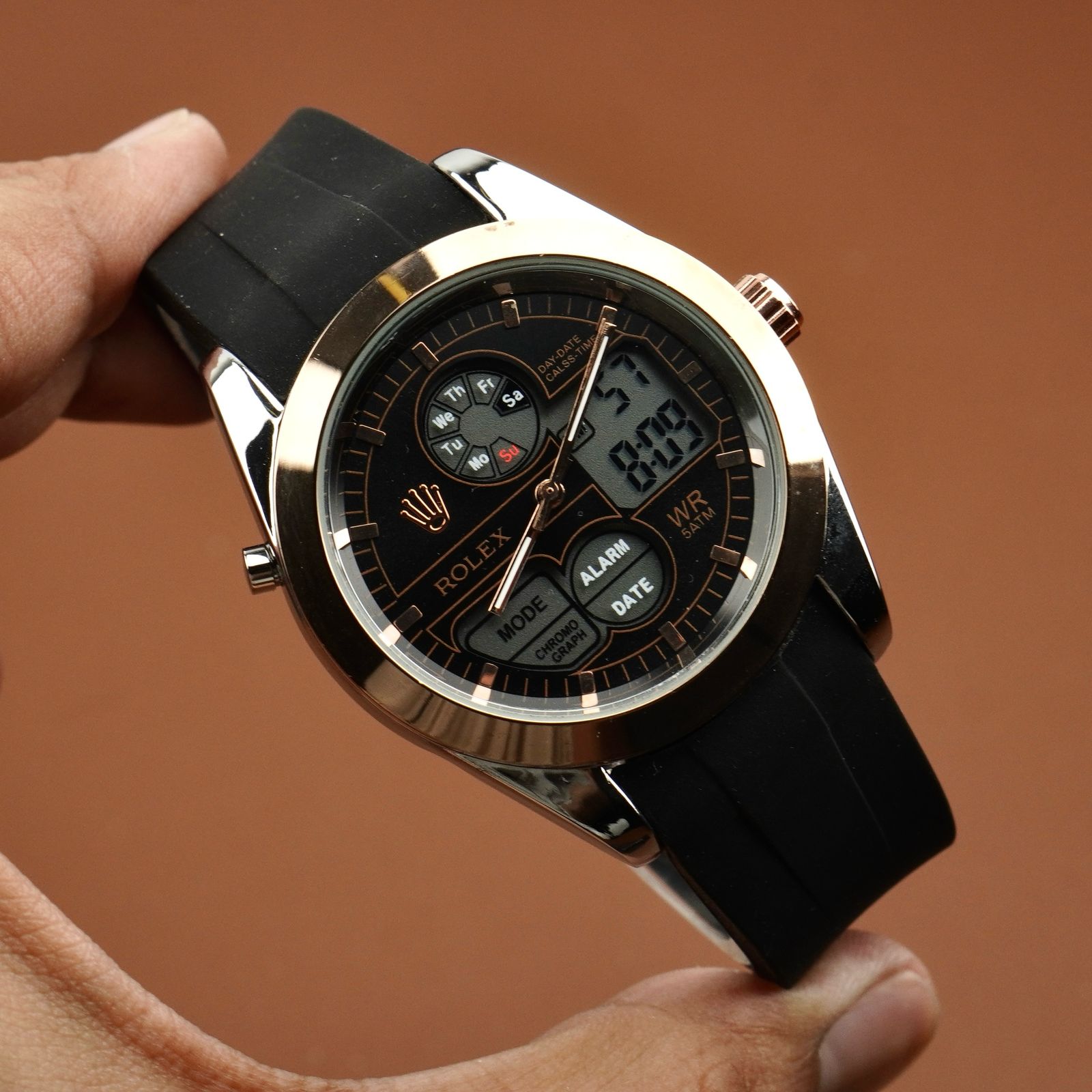 RLX - Special Edition - Dual Time - Rubber Strap - S-712 image 5