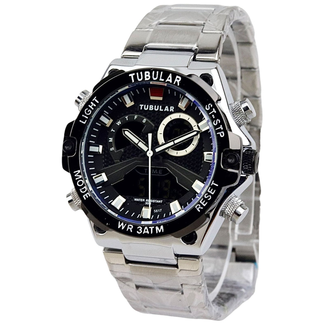 Tubular - Analog/Digital Watch - Stainless Steel - TB-131 image 0
