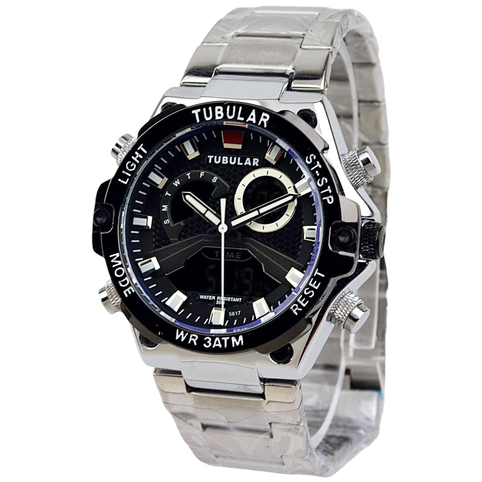 Tubular - Analog/Digital Watch - Stainless Steel - TB-131 image 1