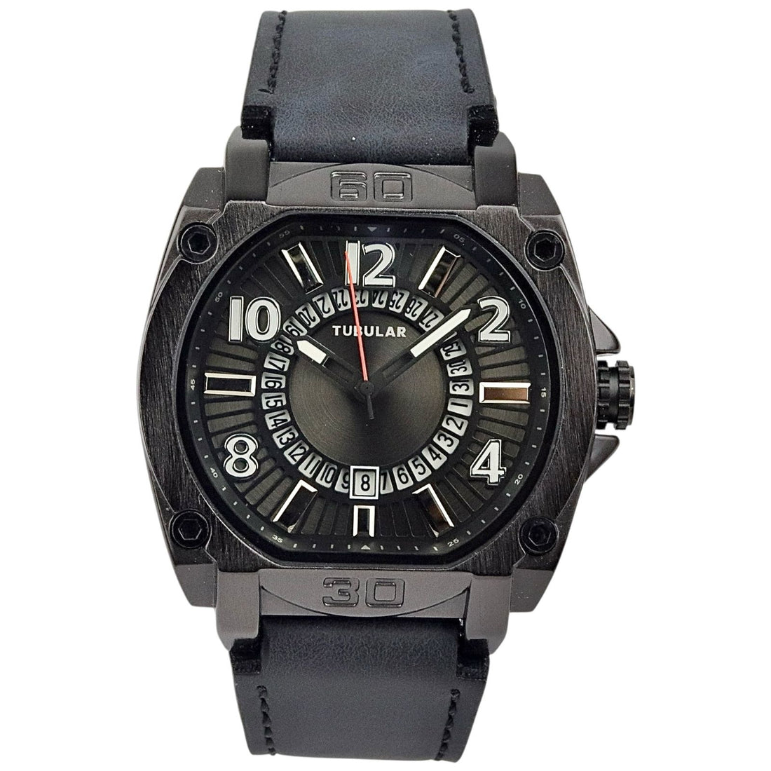 Tubular - Analog Wrist Watch - Leather Strap - TB-125 image 0