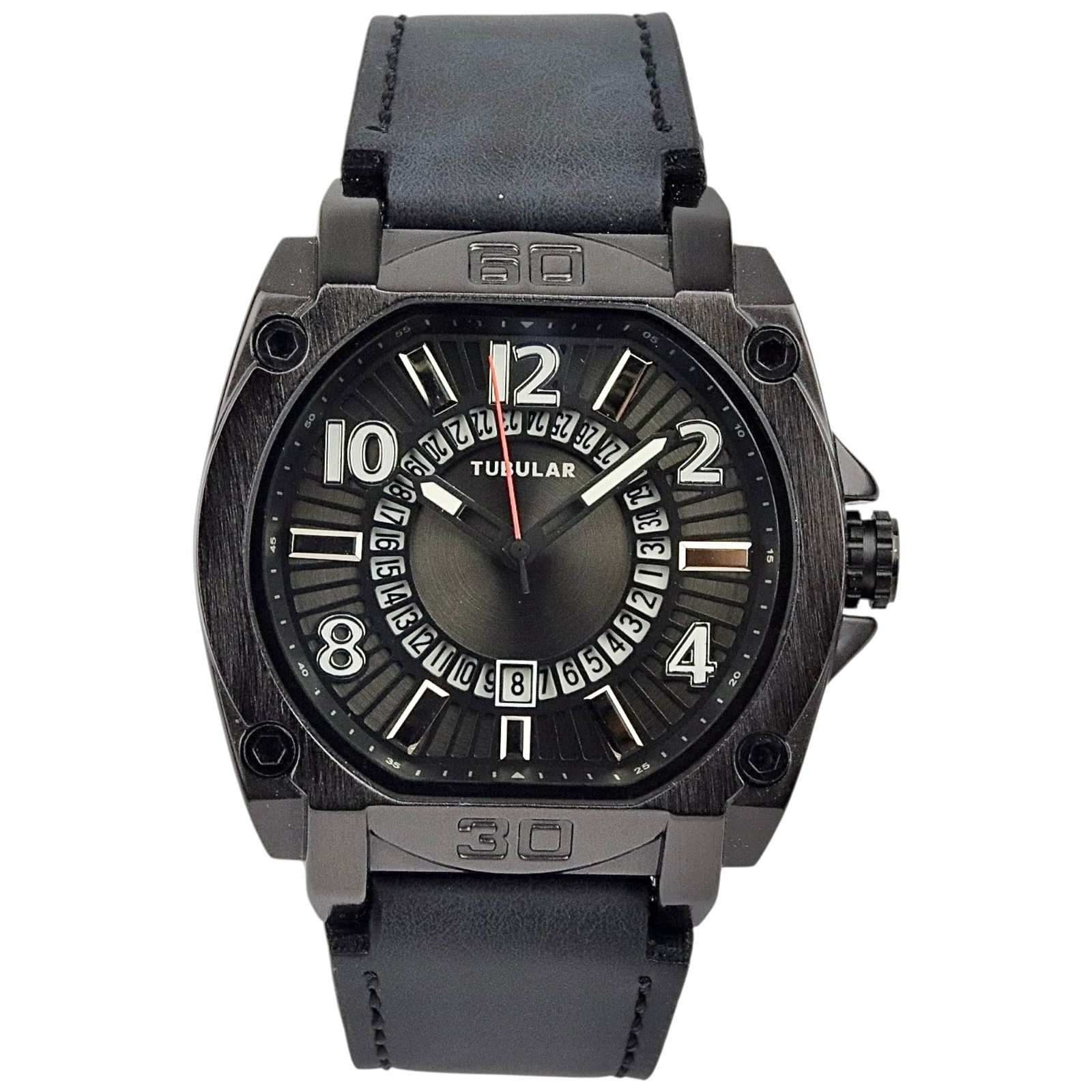 Tubular - Analog Wrist Watch - Leather Strap - TB-125 image 0