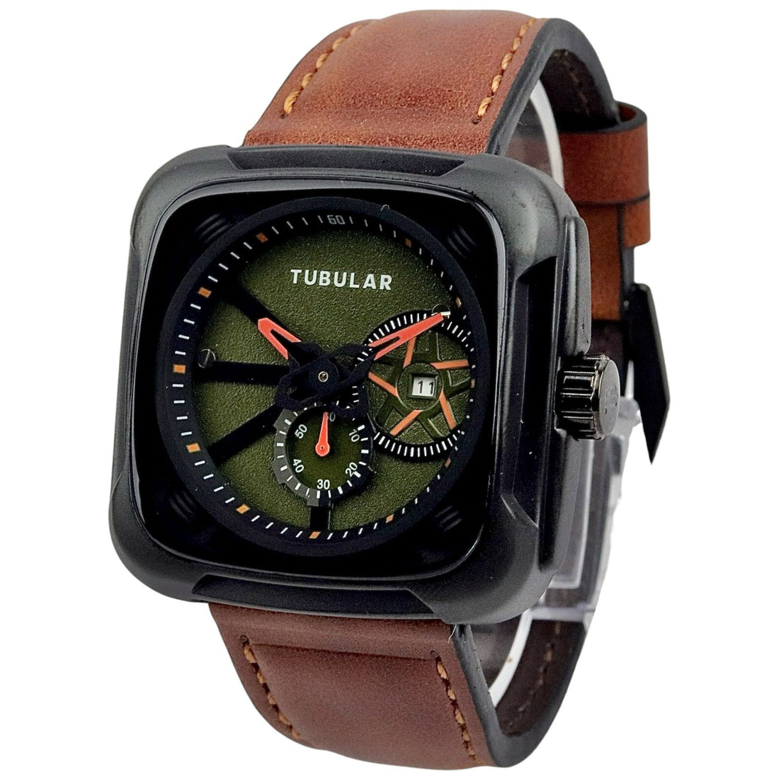 Tubular - DownSecond Watch - Leather Strap - TB-119 image 0
