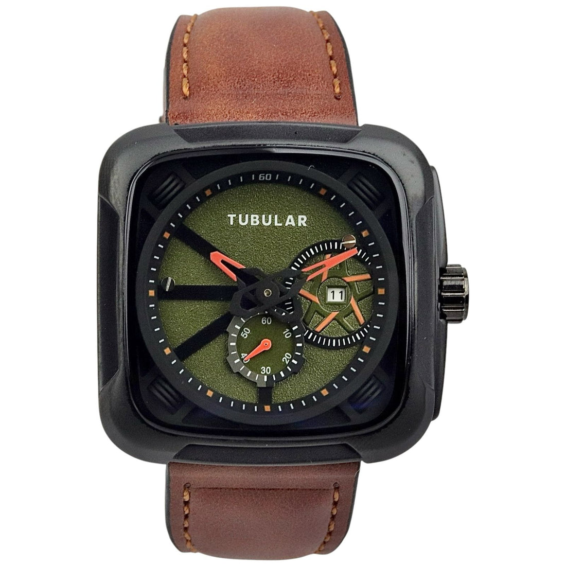 Tubular - DownSecond Watch - Leather Strap - TB-119 image 0