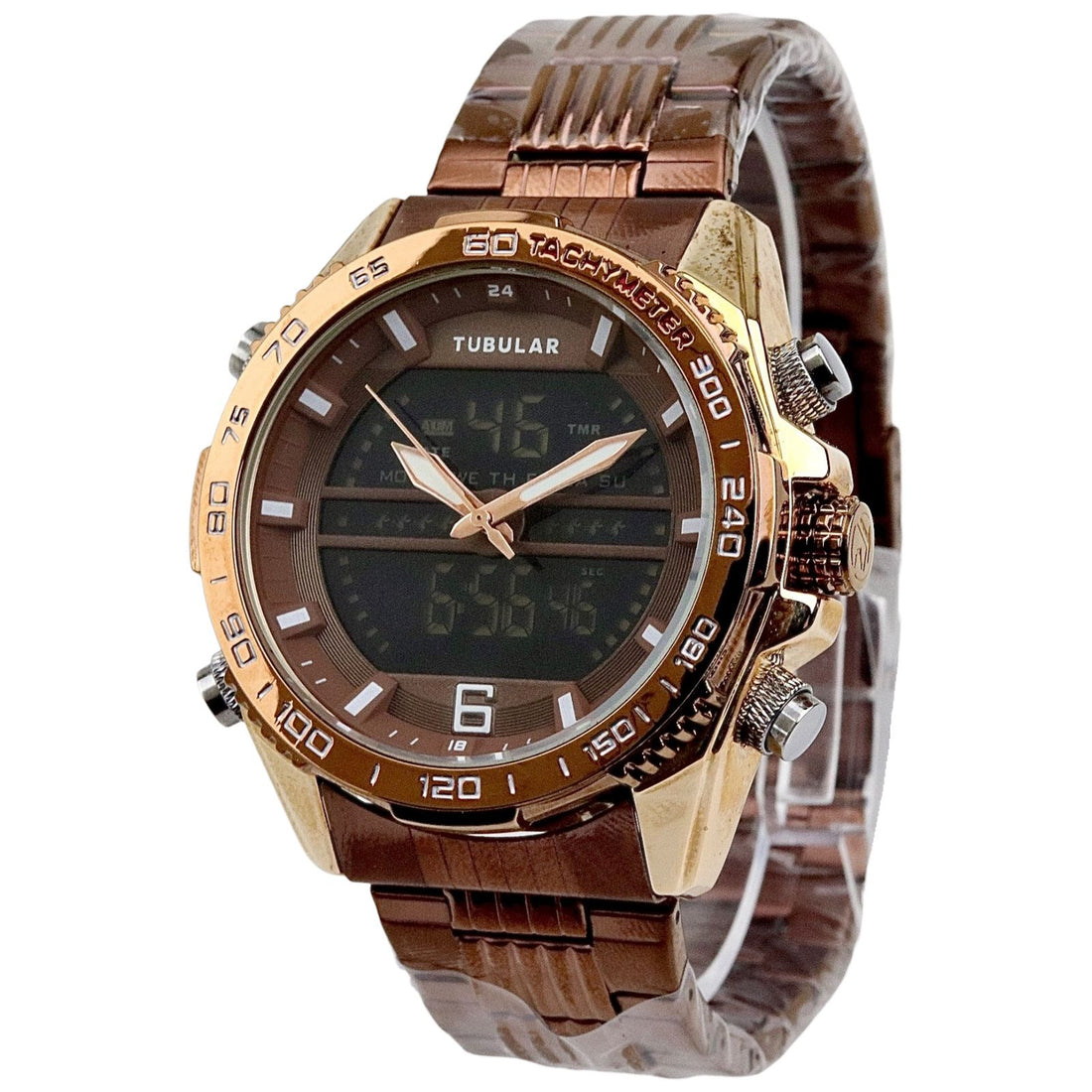 Tubular - Analog/Digital Watch - Stainless Steel - TB-133 image 0