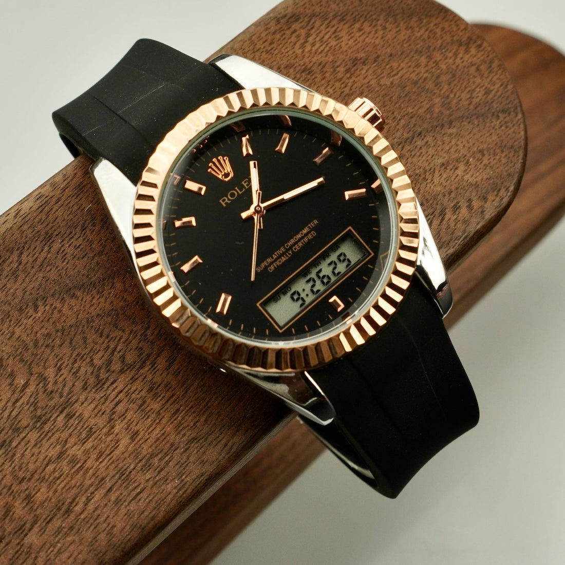 RLX - Special Edition - Dual Time - Rubber Strap - S-717 image 0