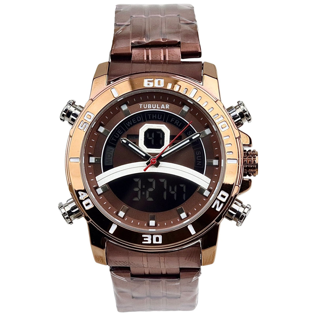 Tubular - Analog/Digital Watch - Stainless Steel - TB-139 image 0