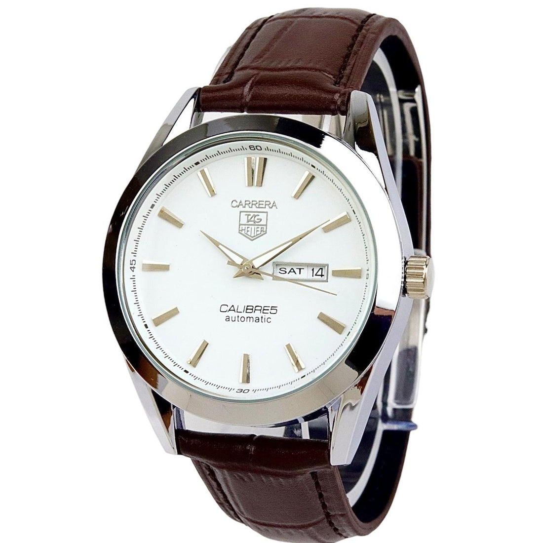 Carrera Calibre 5 - Luxury Swiss Watch - Leather Strap - S-735 image 0