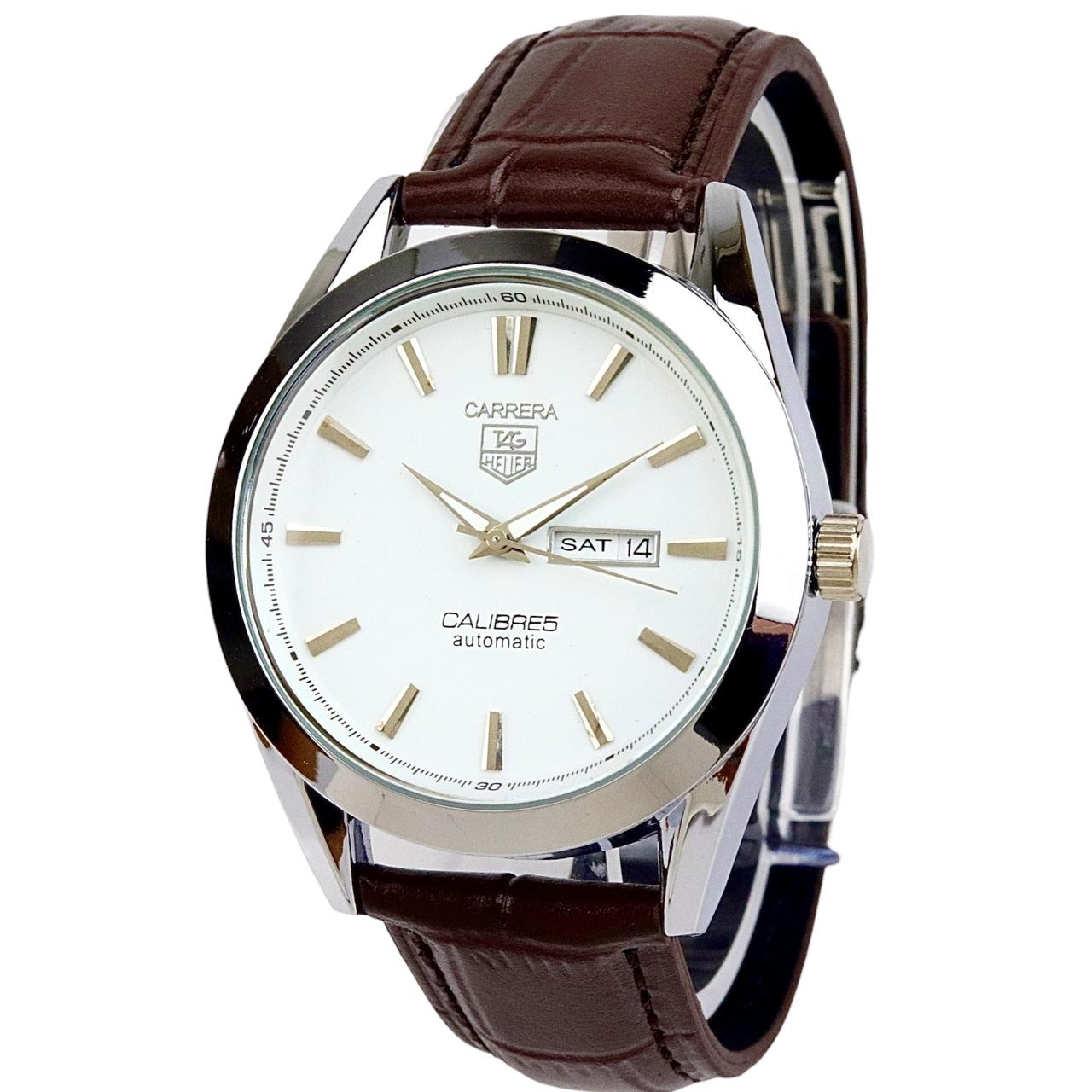 Carrera Calibre 5 - Luxury Swiss Watch - Leather Strap - S-735 image 0