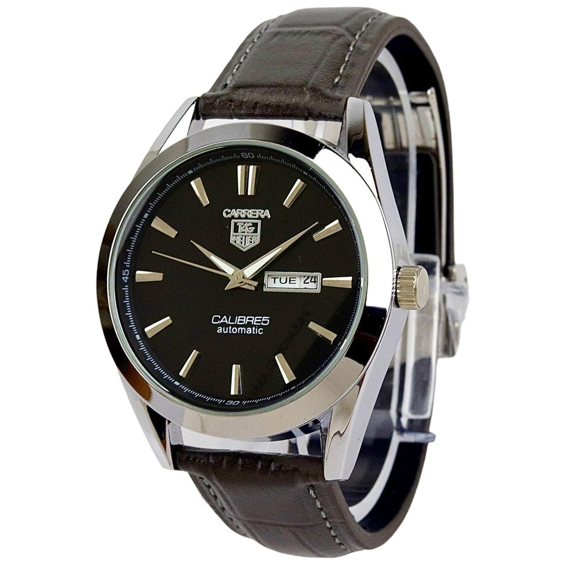 Carrera Calibre 5 - Luxury Swiss Watch - Leather Strap - S-738 image 0