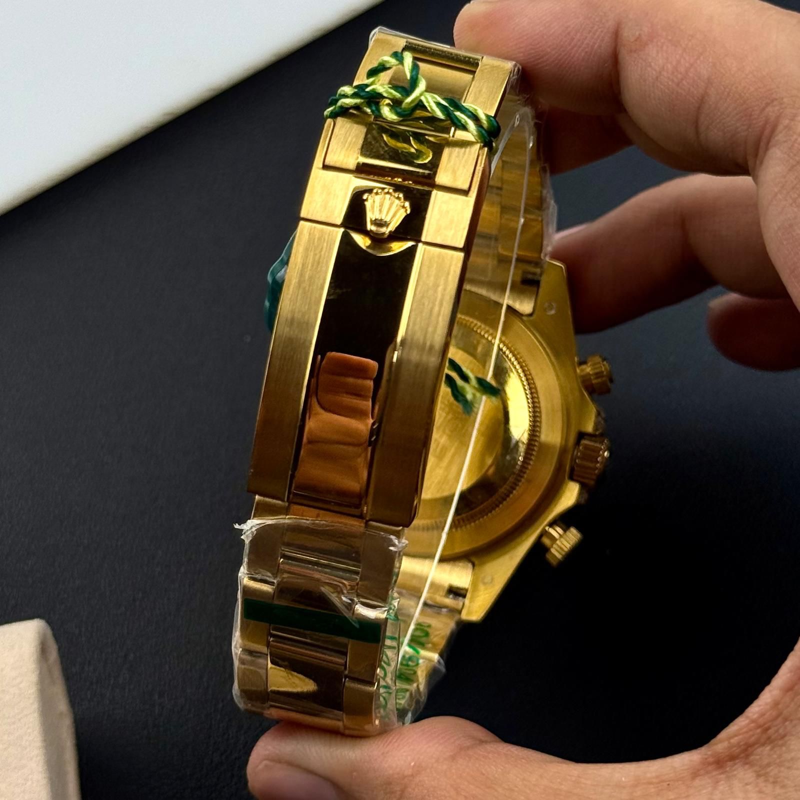 RLX - Chronograph Watch - Stone Dial - Stainless Steel - L-128 image 1