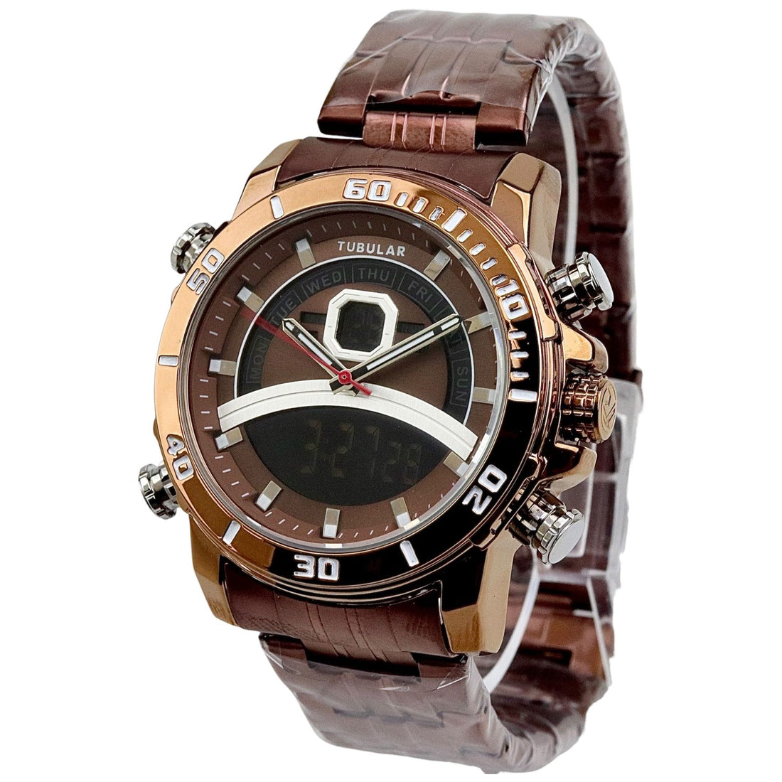 Tubular - Analog/Digital Watch - Stainless Steel - TB-139 image 0