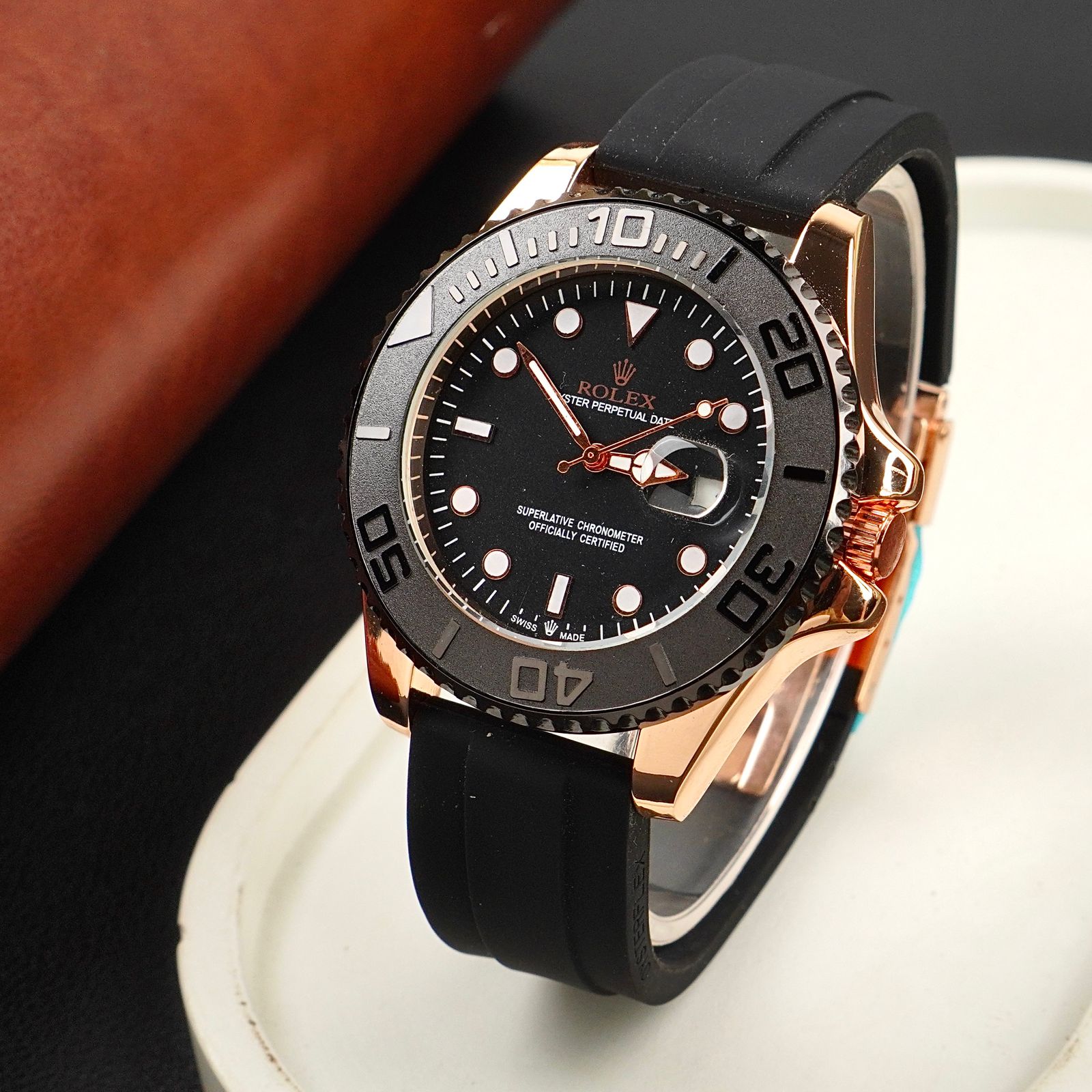 RLX - Silicon Strap - Master Lock - Men Watch -  C-1172 image 1