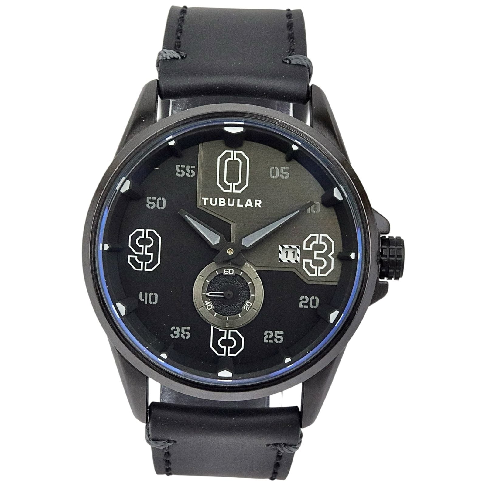 Tubular - DownSecond Watch - Leather Strap - TB-108 image 0