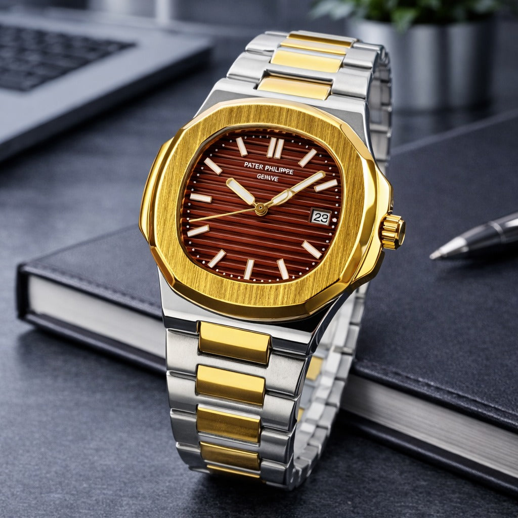 Patek - 40mm - Chain - High Quality - C-1223 image 0