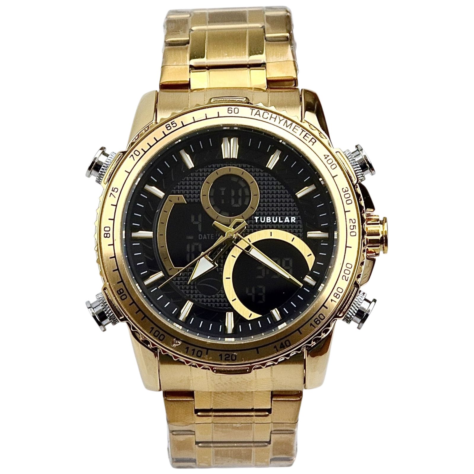 Tubular - Analog/Digital Watch - Stainless Steel - TB-143 image 0