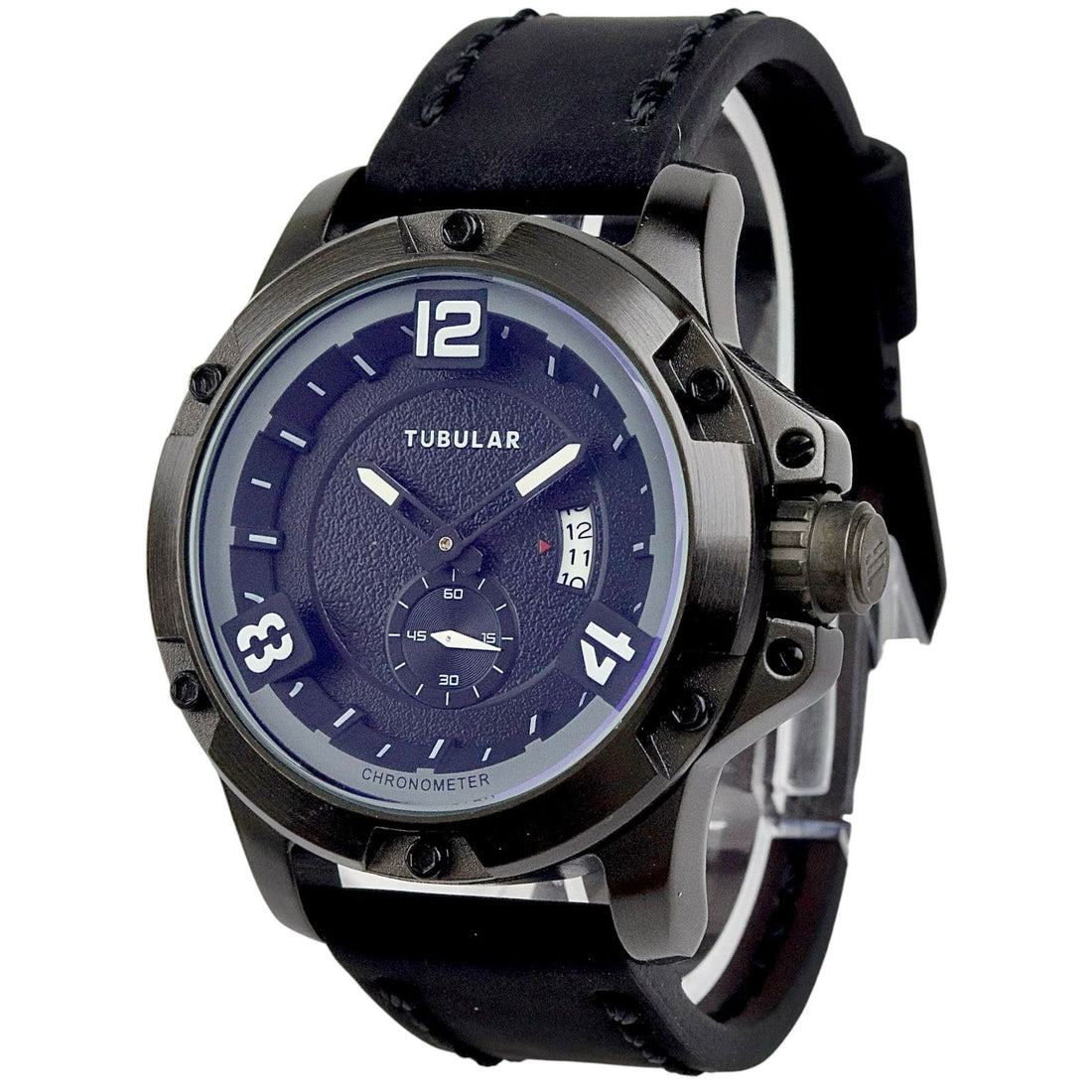 Tubular - DownSecond Watch - Leather Strap - TB-109 image 0