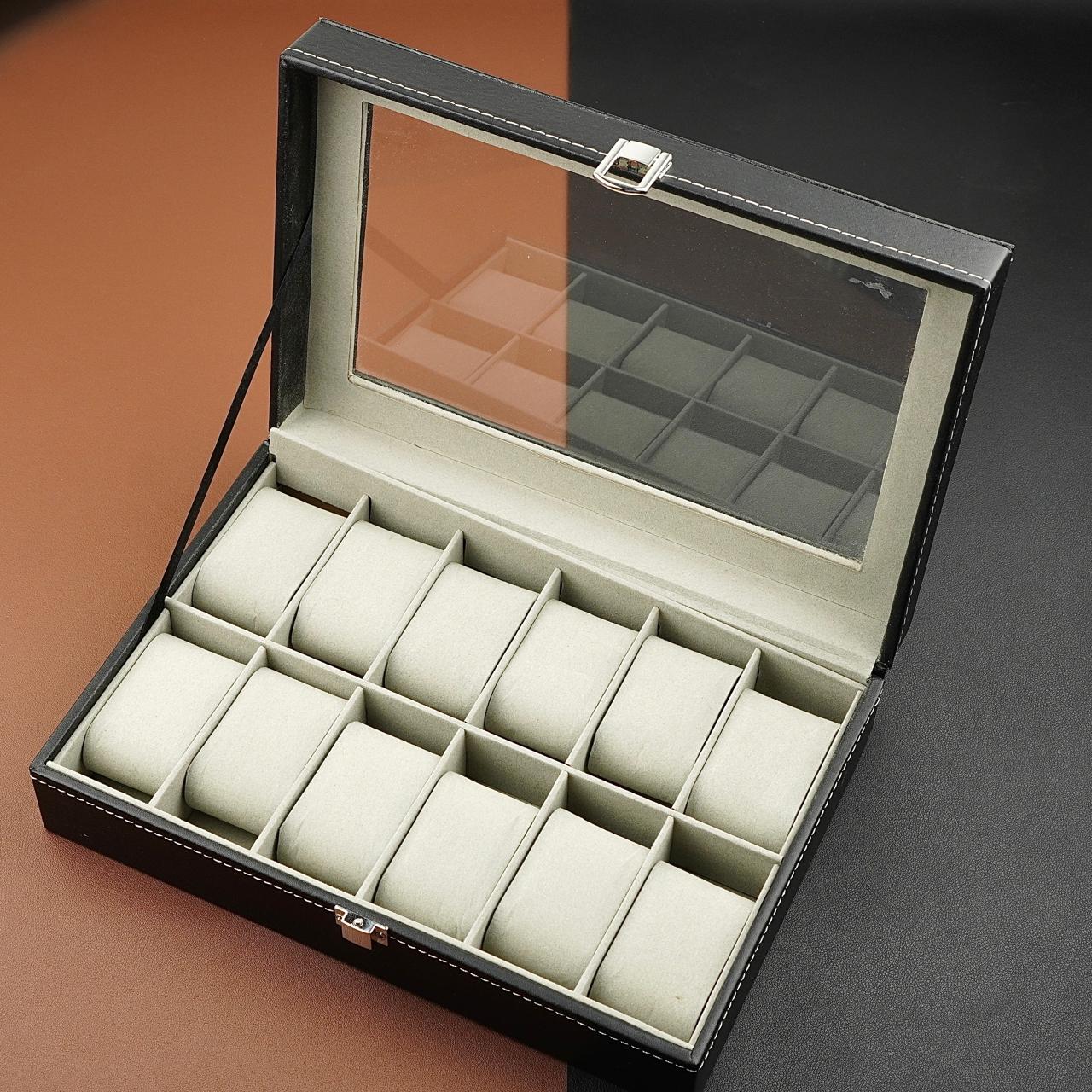 12 Slots Wrist Watch Storage Box - Box-13 image 1