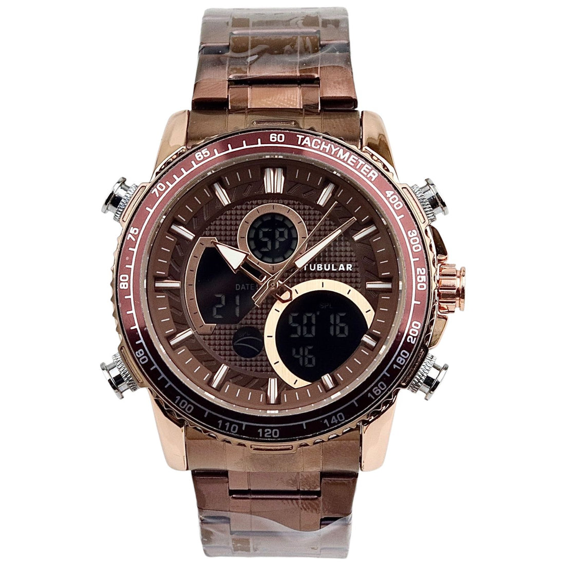 Tubular - Analog/Digital Watch - Stainless Steel - TB-137 image 0