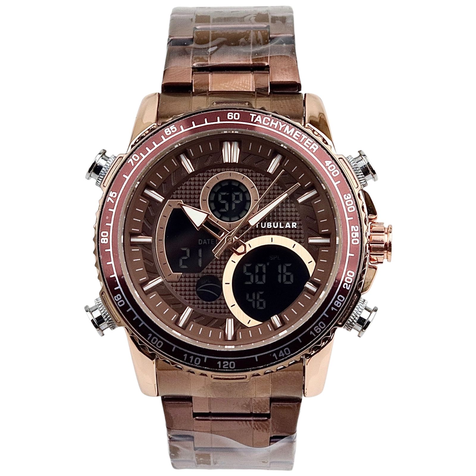 Tubular - Analog/Digital Watch - Stainless Steel - TB-137 image 0