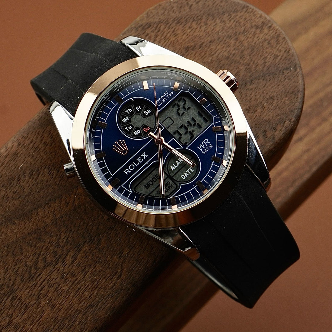RLX - Special Edition - Dual Time - Rubber Strap - S-722 image 0