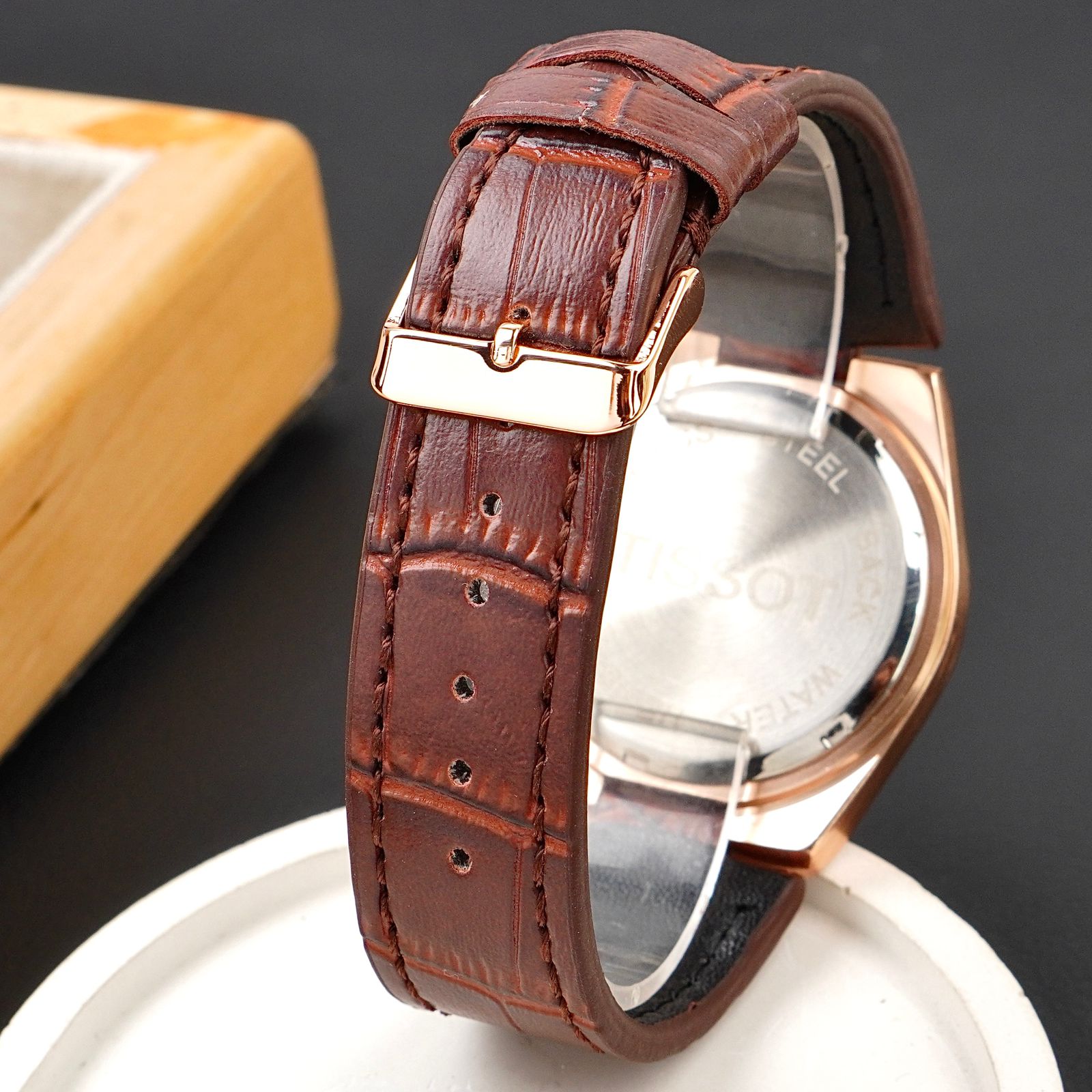 TST  - 38mm - Leather Strap - S-578