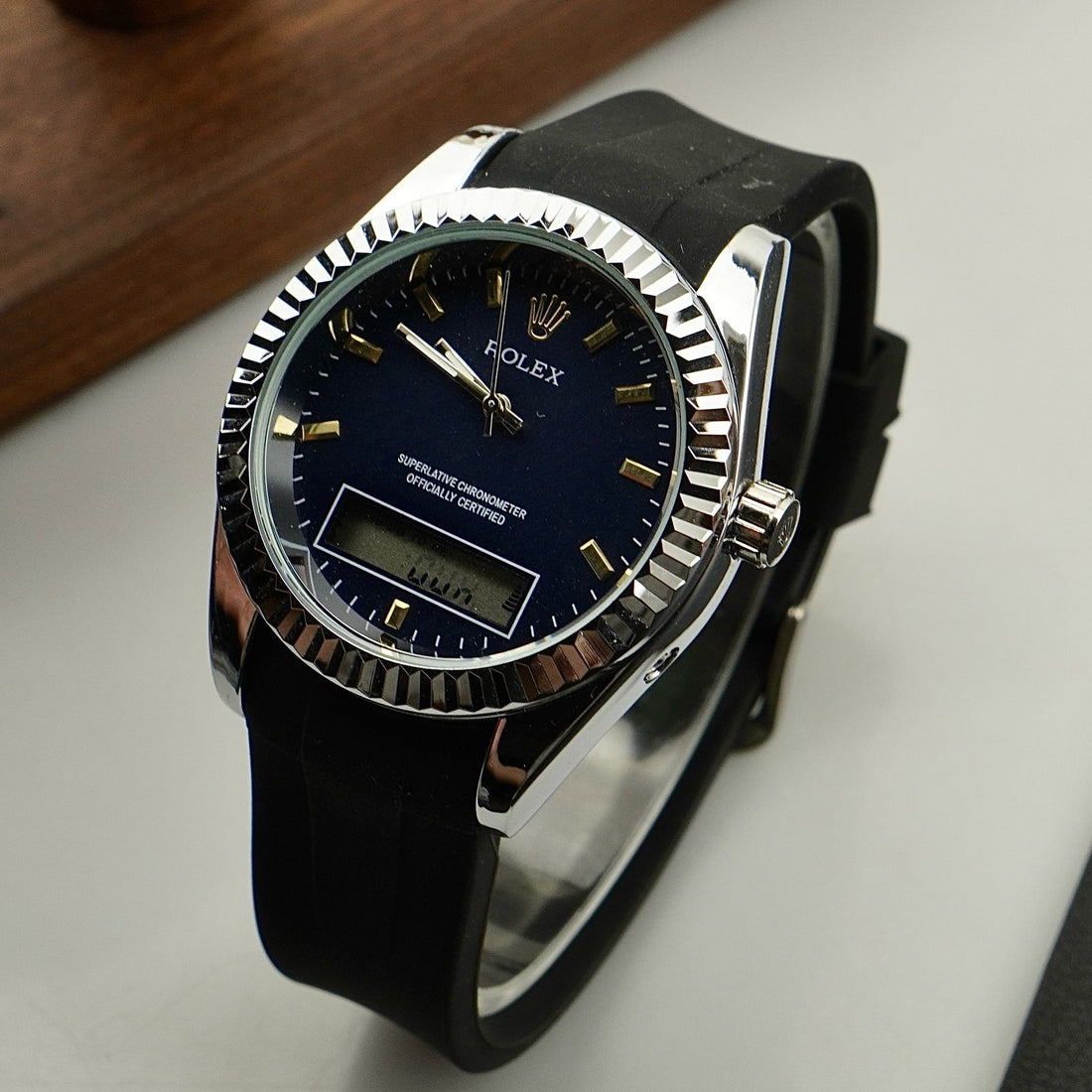 RLX - Special Edition - Dual Time - Rubber Strap - S-711 image 0