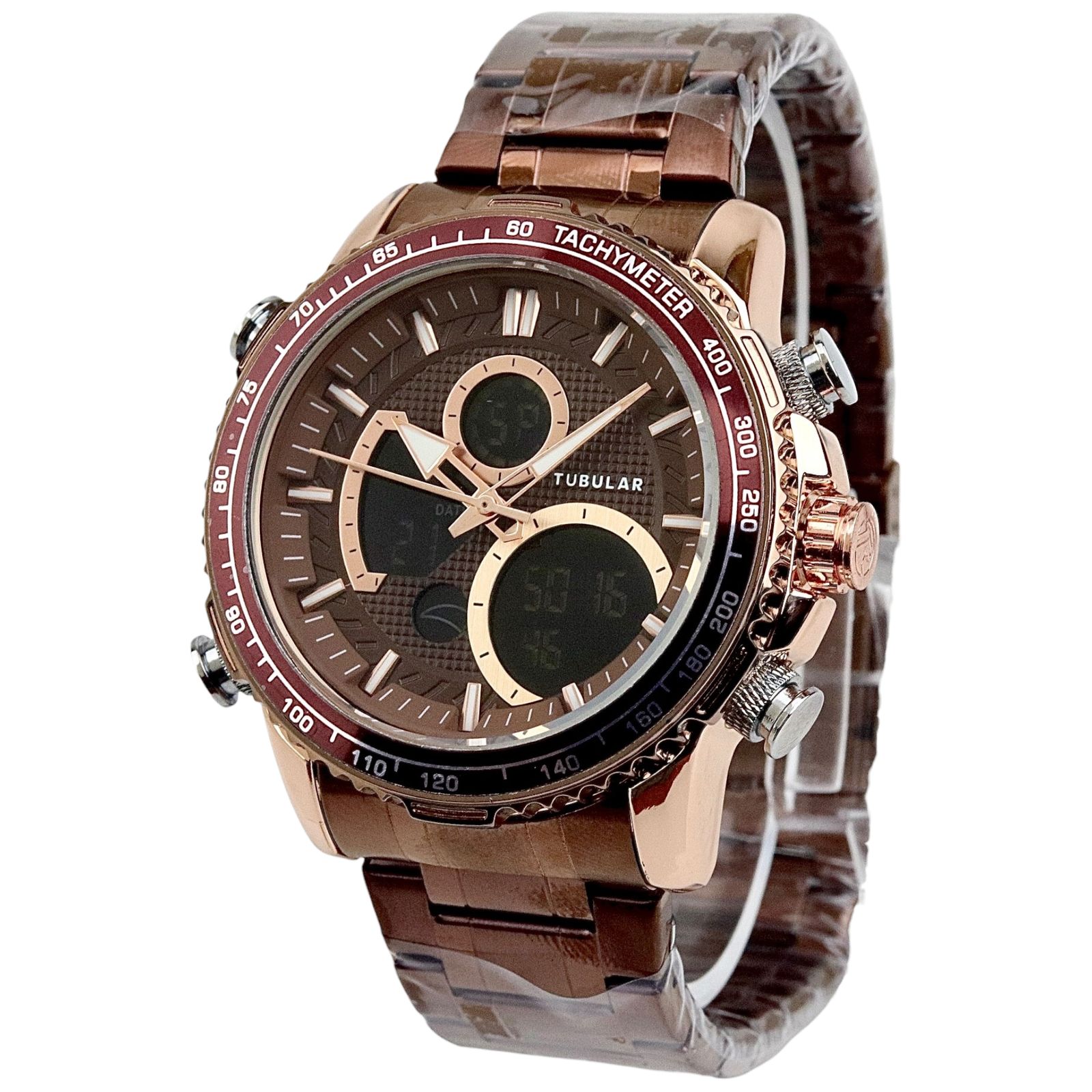 Tubular - Analog/Digital Watch - Stainless Steel - TB-137 image 1