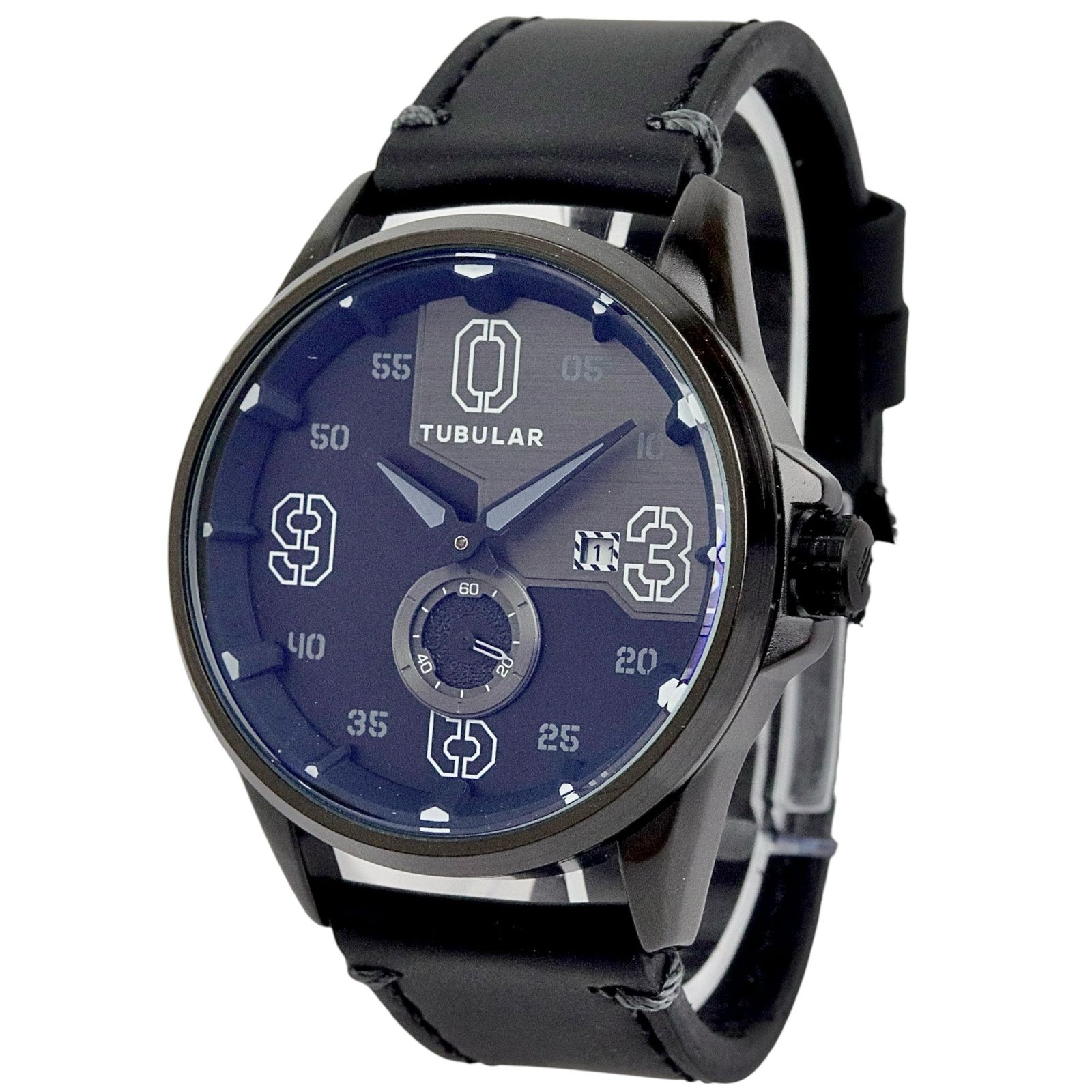 Tubular - DownSecond Watch - Leather Strap - TB-108 image 1