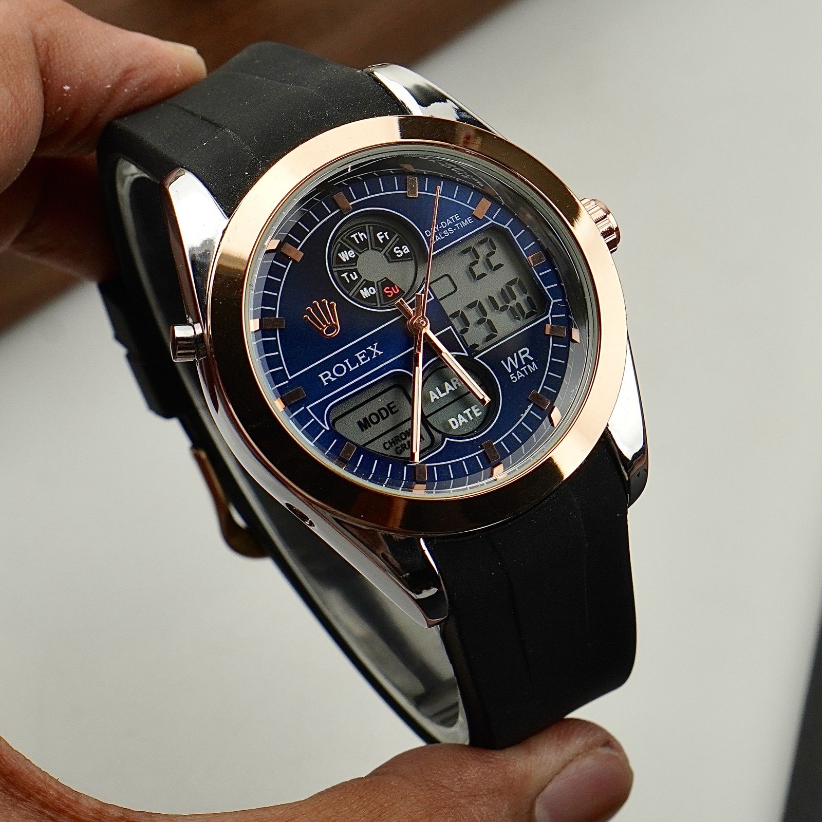 RLX - Special Edition - Dual Time - Rubber Strap - S-722 image 2