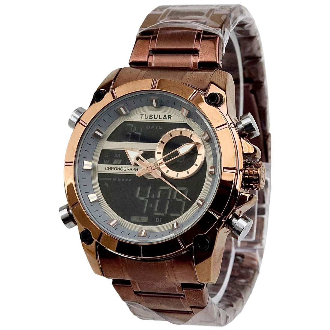 Tubular - Analog/Digital Watch - Stainless Steel - TB-138 image 0