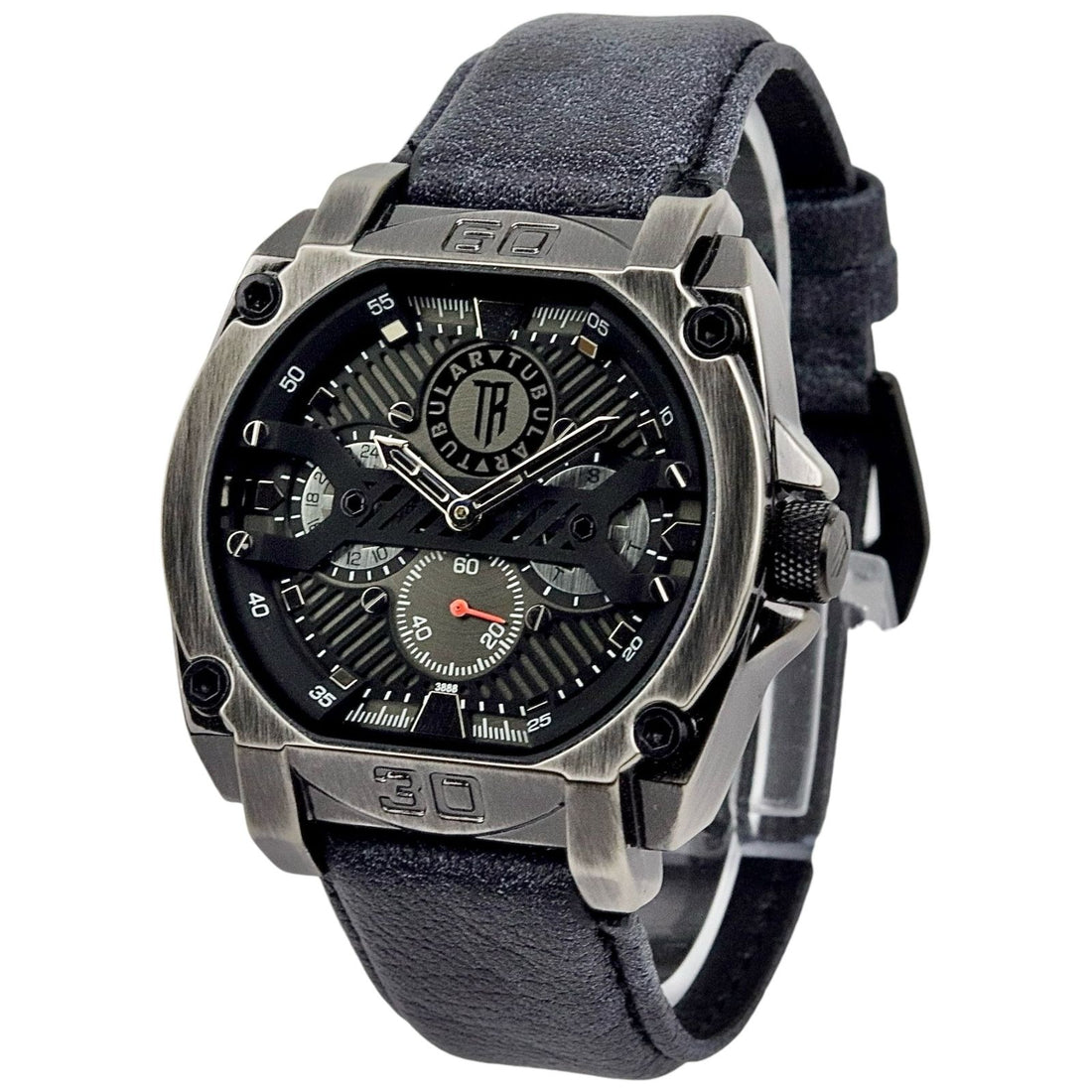Tubular - DownSecond Watch - Leather Strap - TB-122 image 0
