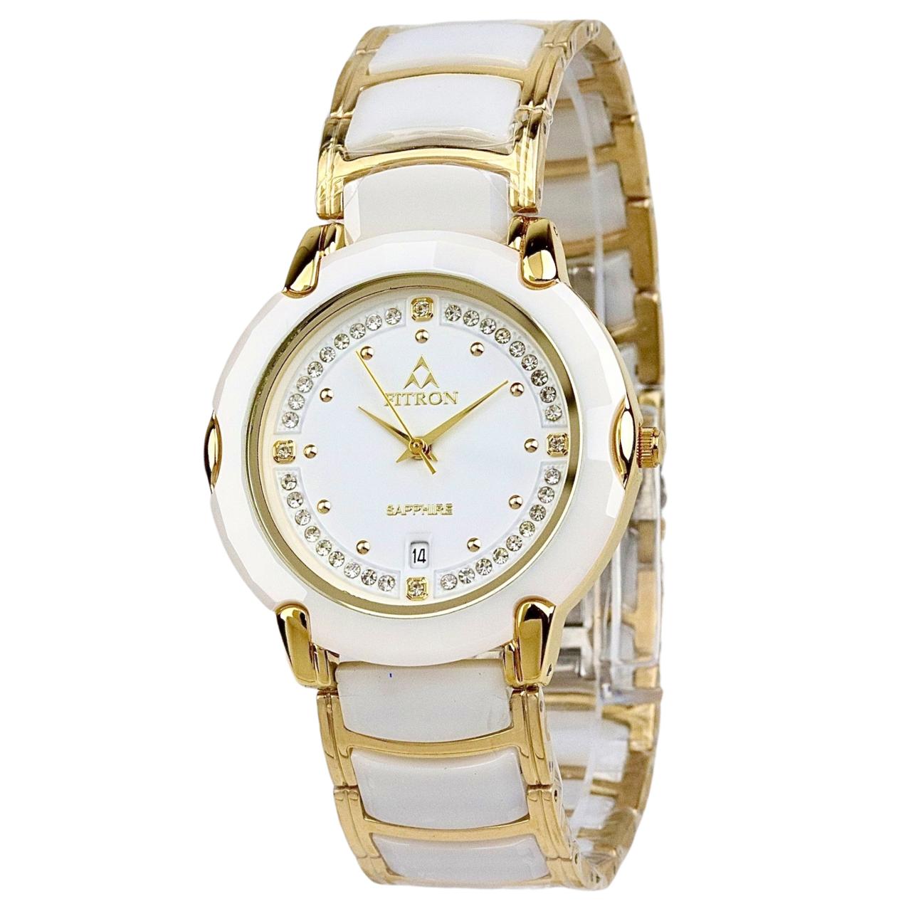 Fitron Watch - Ceramic - Stainless Steel - FT-137 image 0