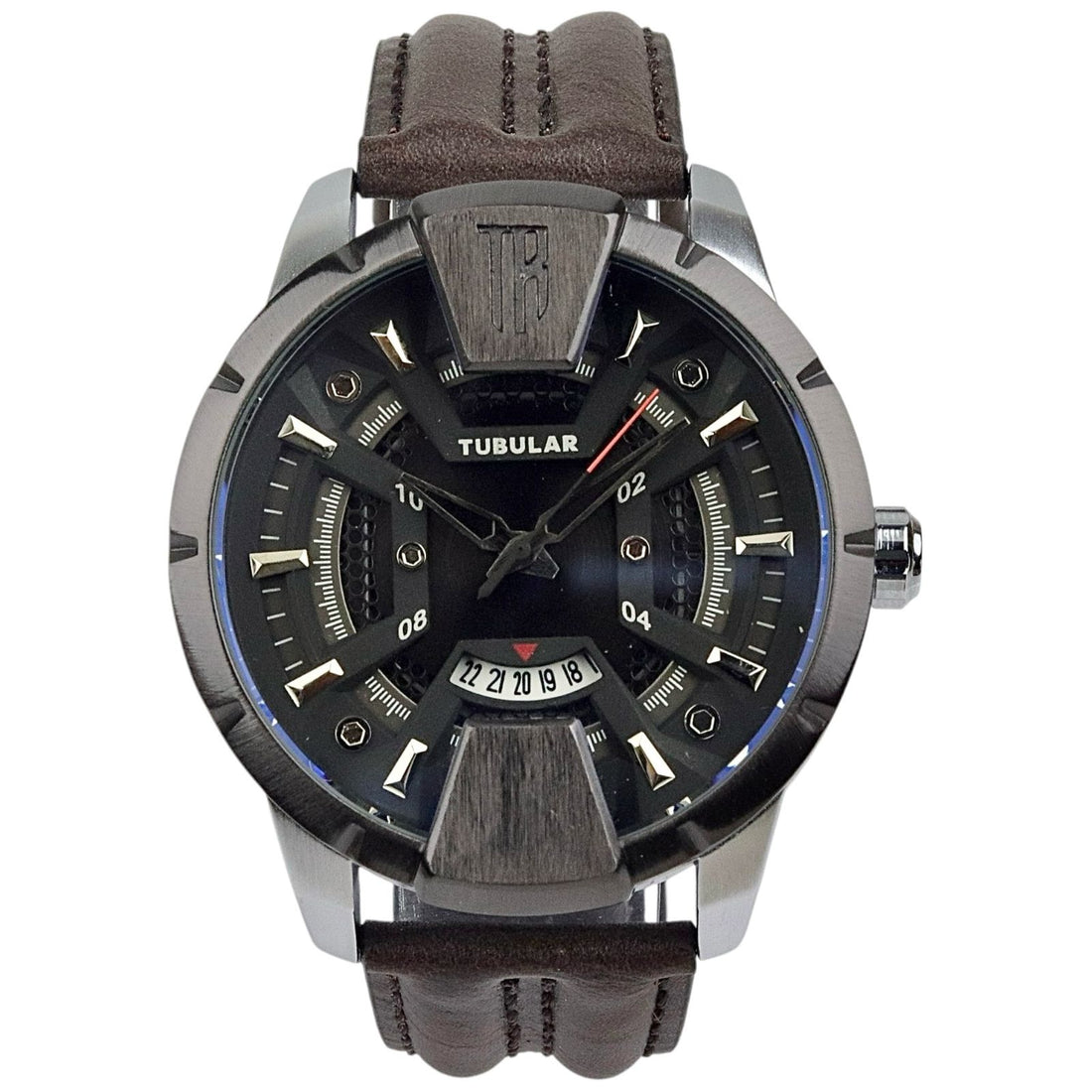 Tubular - Analog Wrist Watch - Leather Strap - TB-124 image 0
