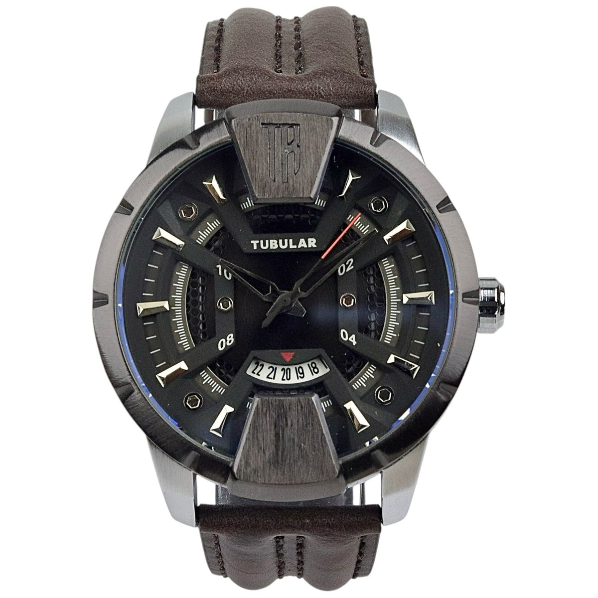Tubular - Analog Wrist Watch - Leather Strap - TB-124 image 0
