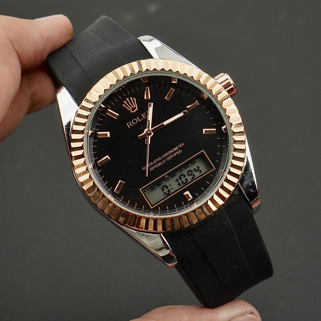 RLX - Special Edition - Dual Time - Rubber Strap - S-720 image 0