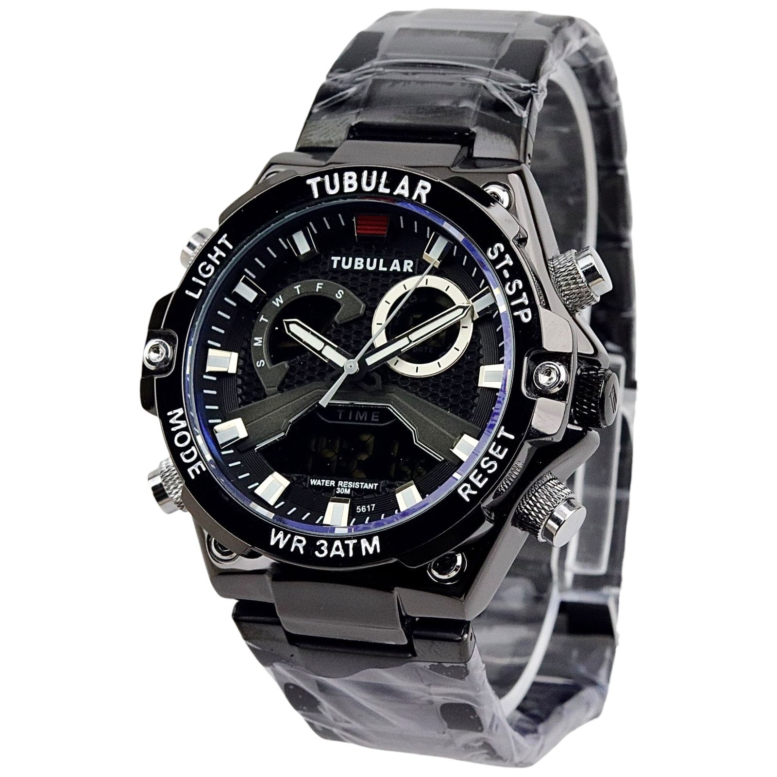 Tubular - Analog/Digital Watch - Stainless Steel - TB-132 image 1