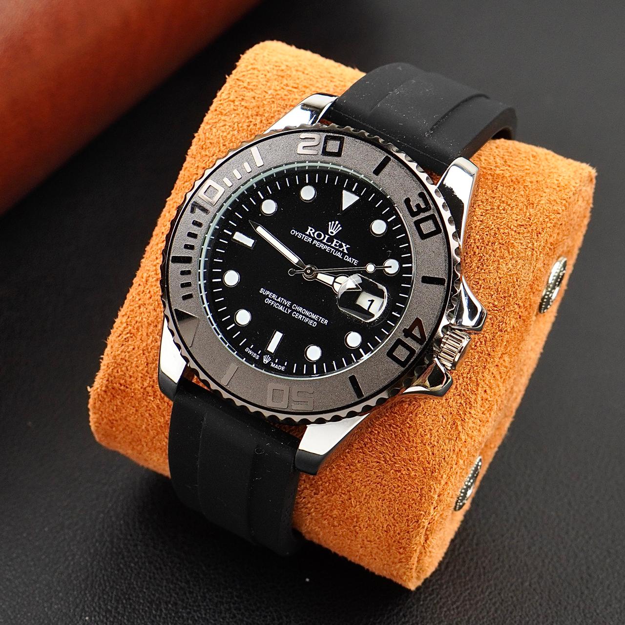 RLX - Silicon Strap - Master Lock - Men Watch -  C-1173 image 4