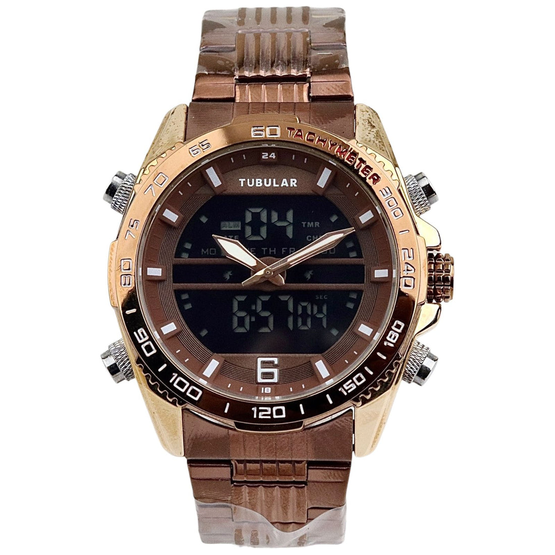 Tubular - Analog/Digital Watch - Stainless Steel - TB-133 image 0
