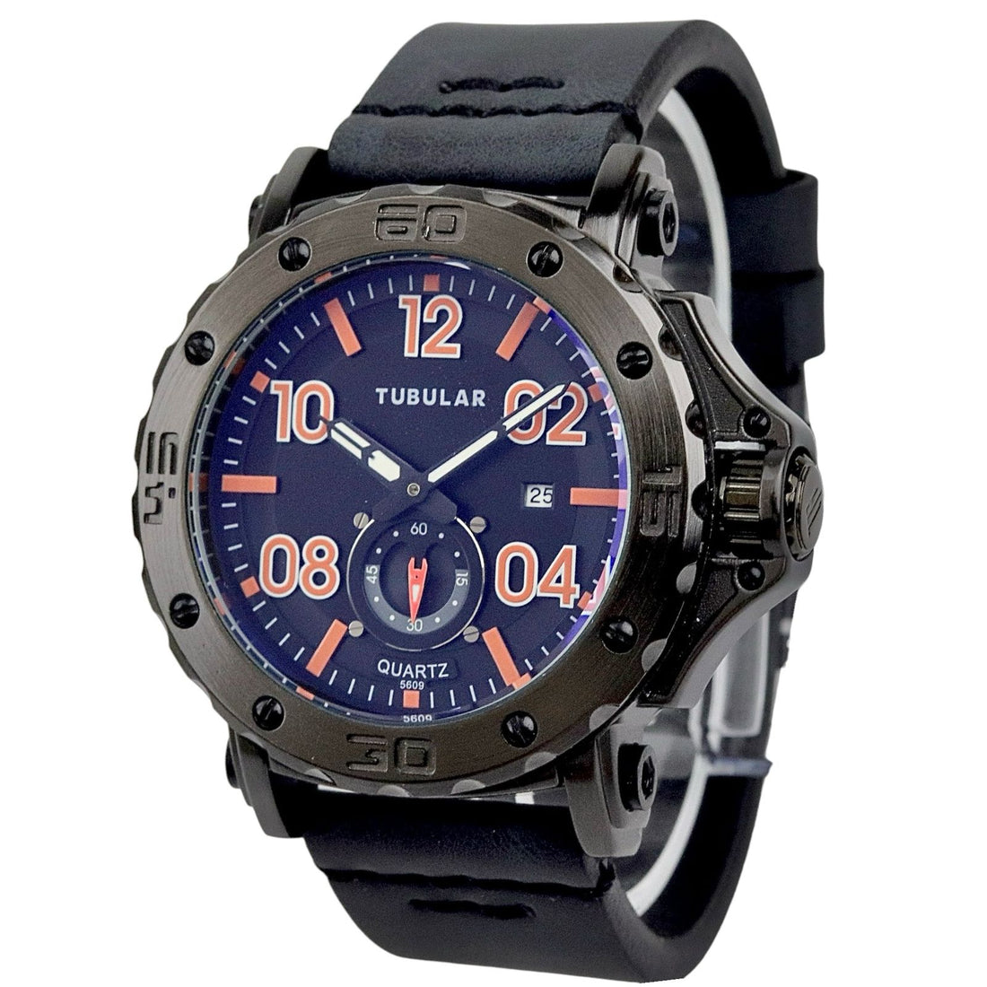 Tubular - DownSecond Watch - Leather Strap - TB-110 image 0