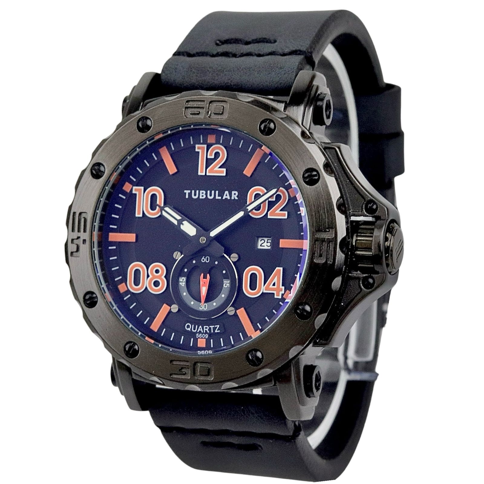 Tubular - DownSecond Watch - Leather Strap - TB-110 image 1